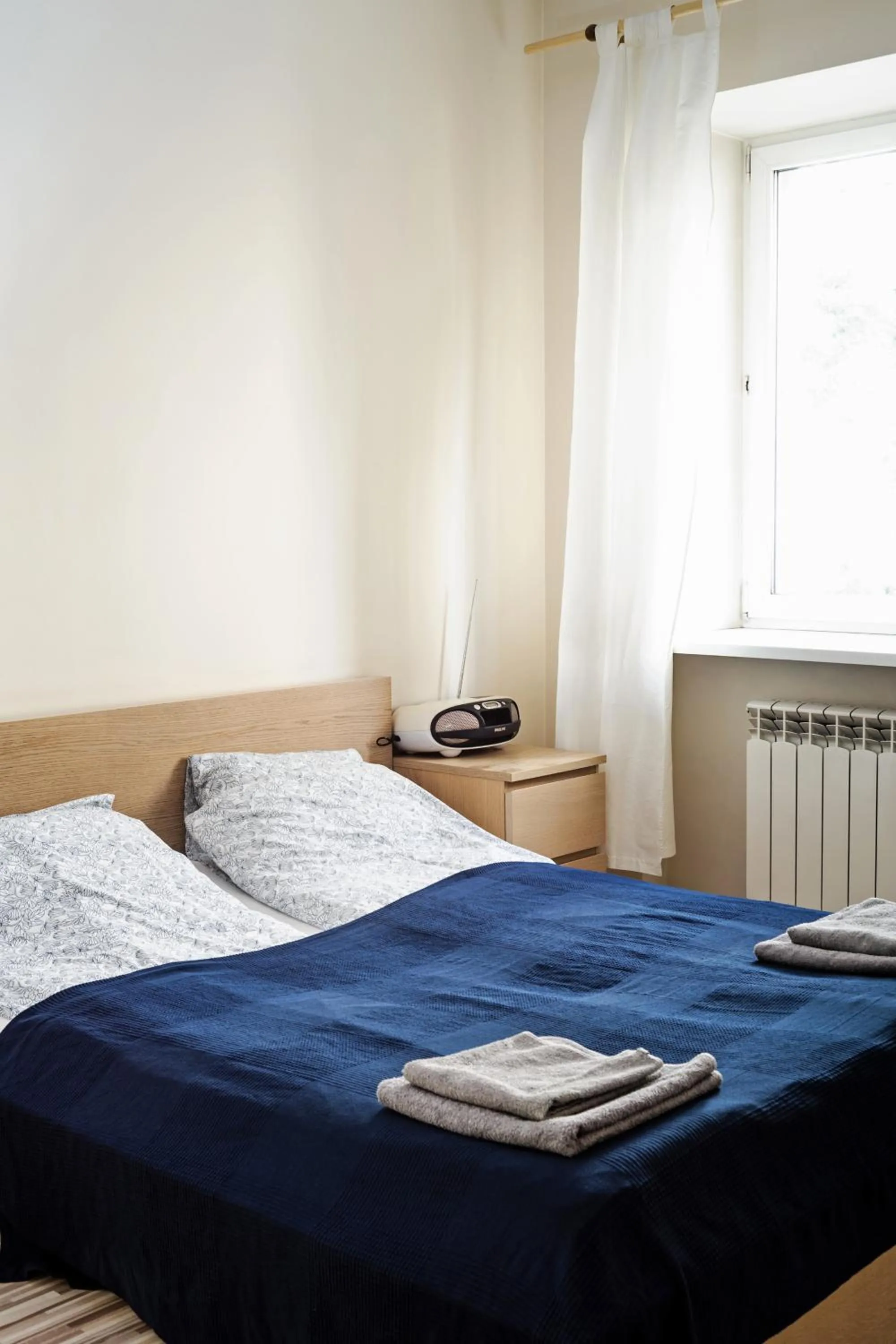 Bed in Marszałkowska Apartment