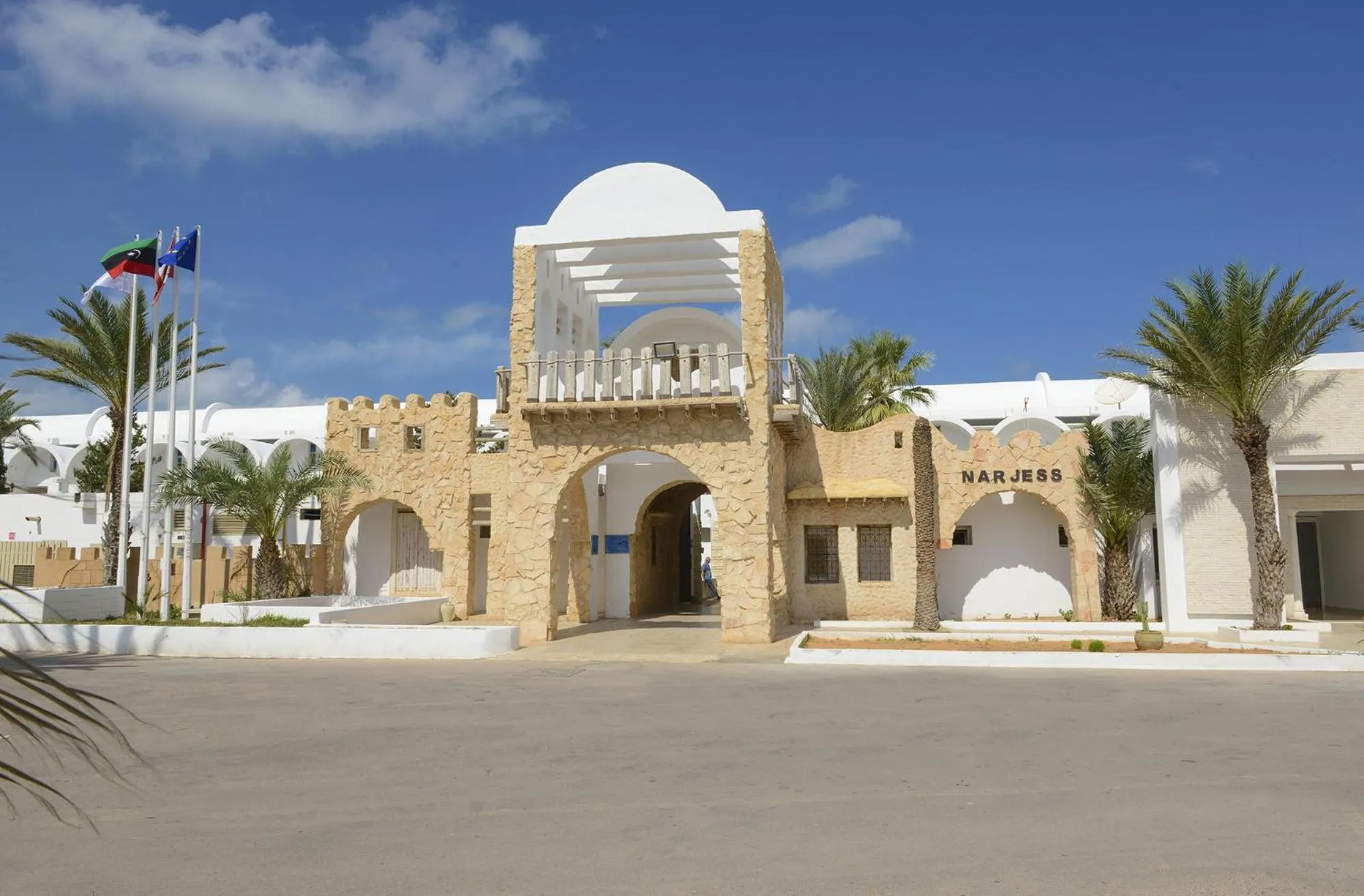 Facade/entrance in Monarque Dar Jerba Narjess- Family Only