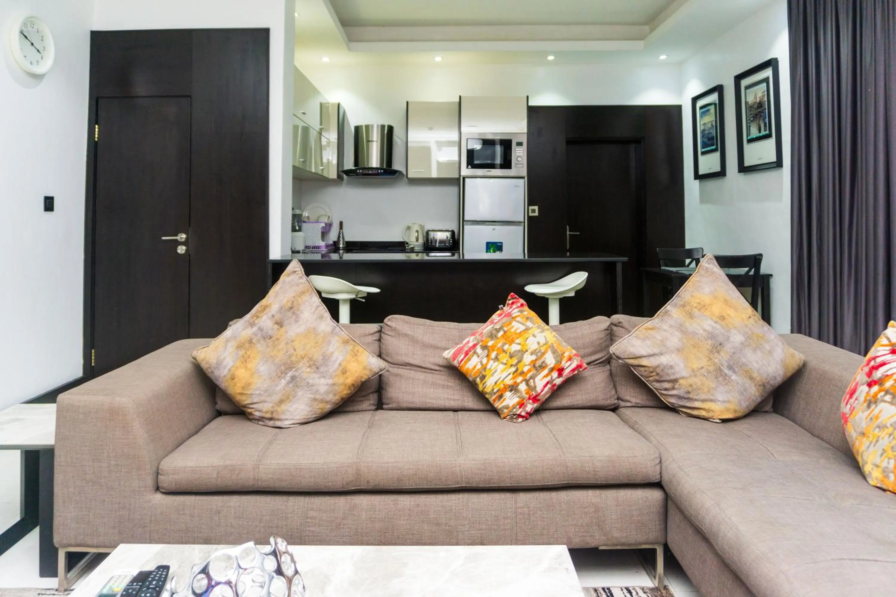 Seating area in GreenPoint Hotel