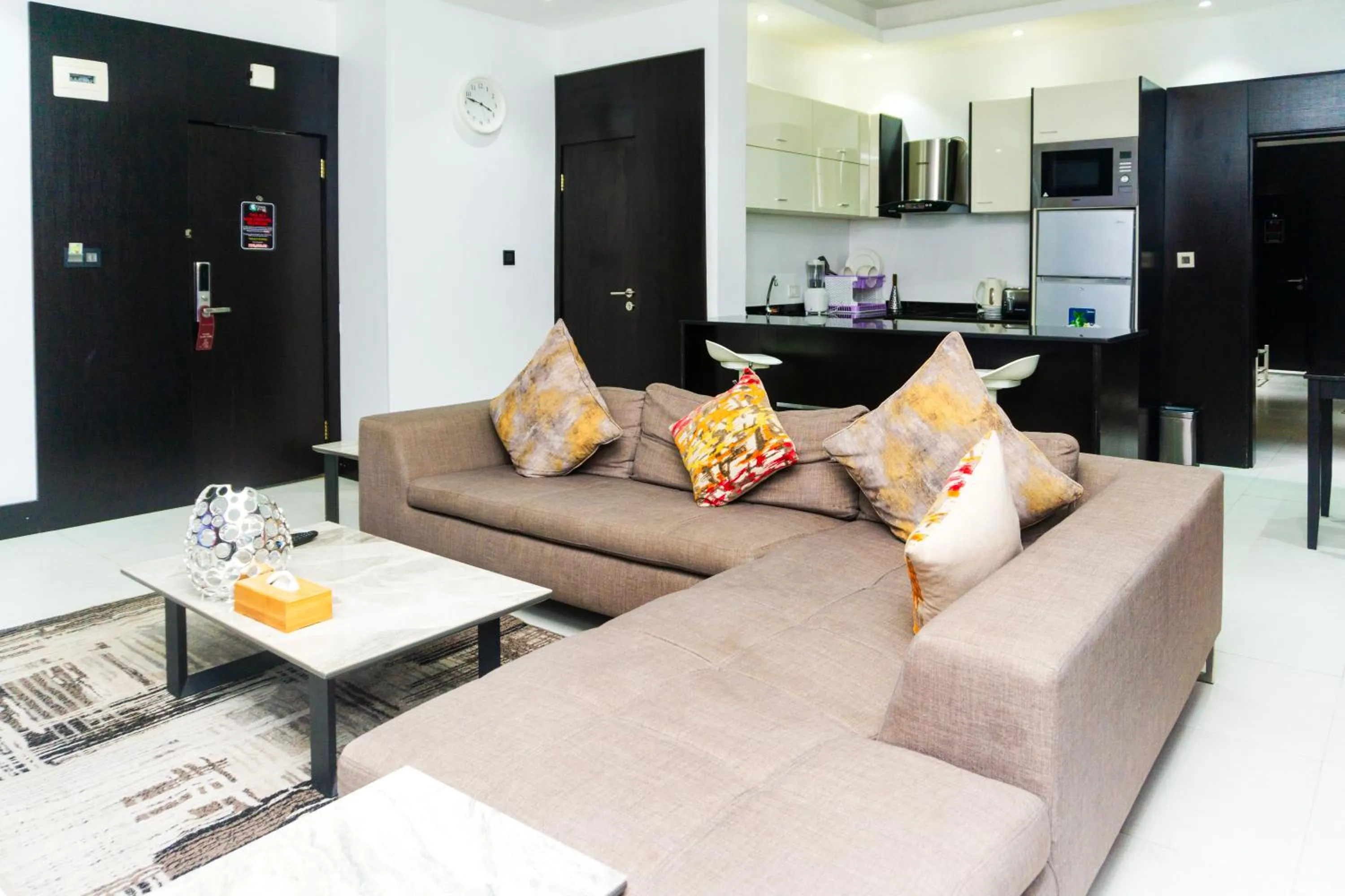 Kitchen or kitchenette in GreenPoint Hotel