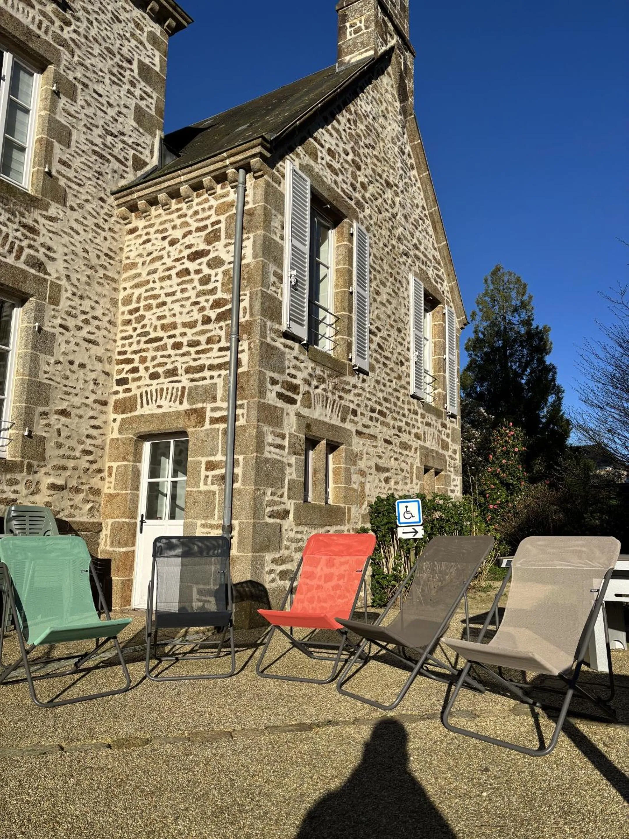 Patio in Château du Bourg