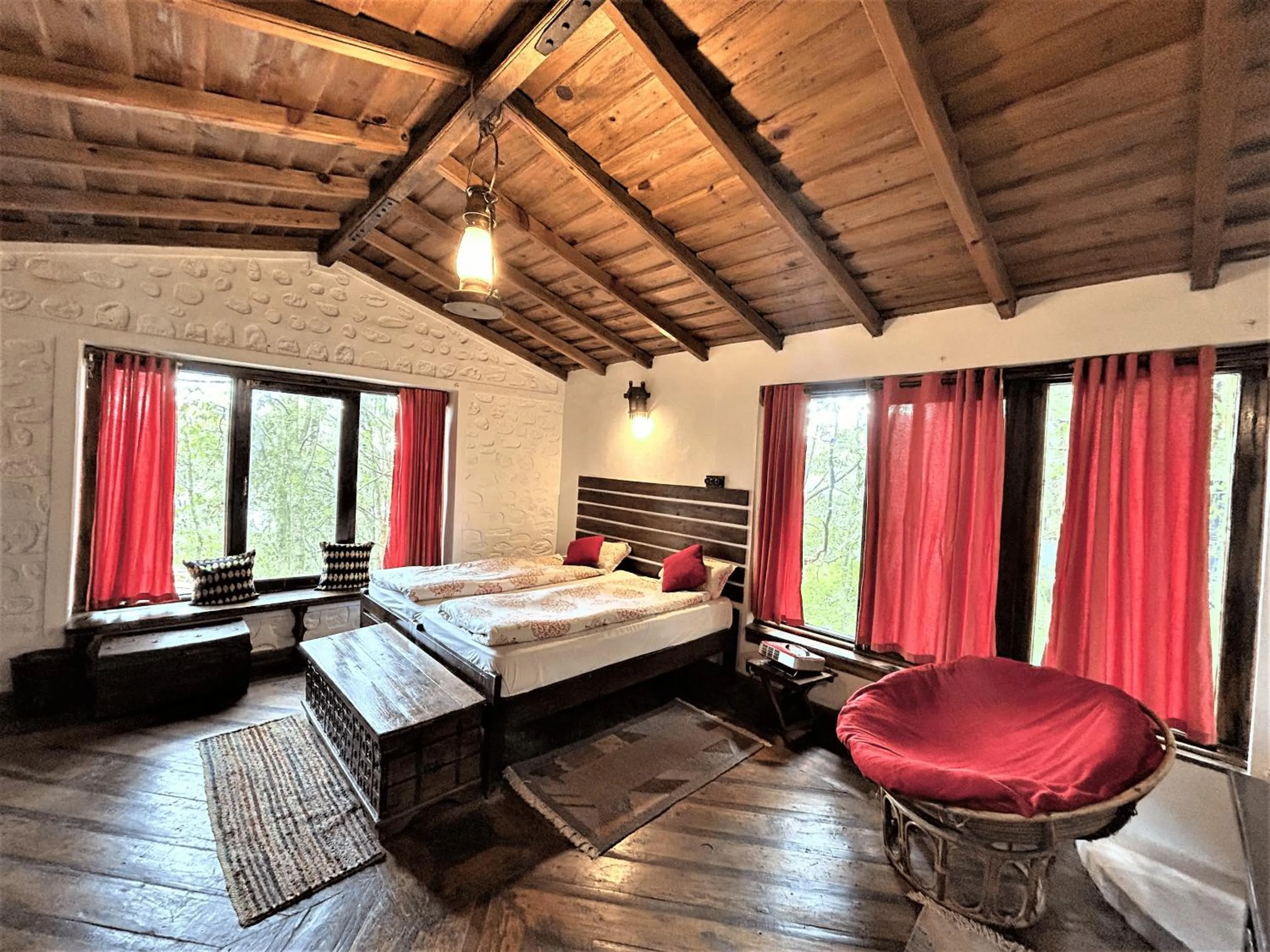 Bedroom, Bed in Jungle Lore Birding Lodge