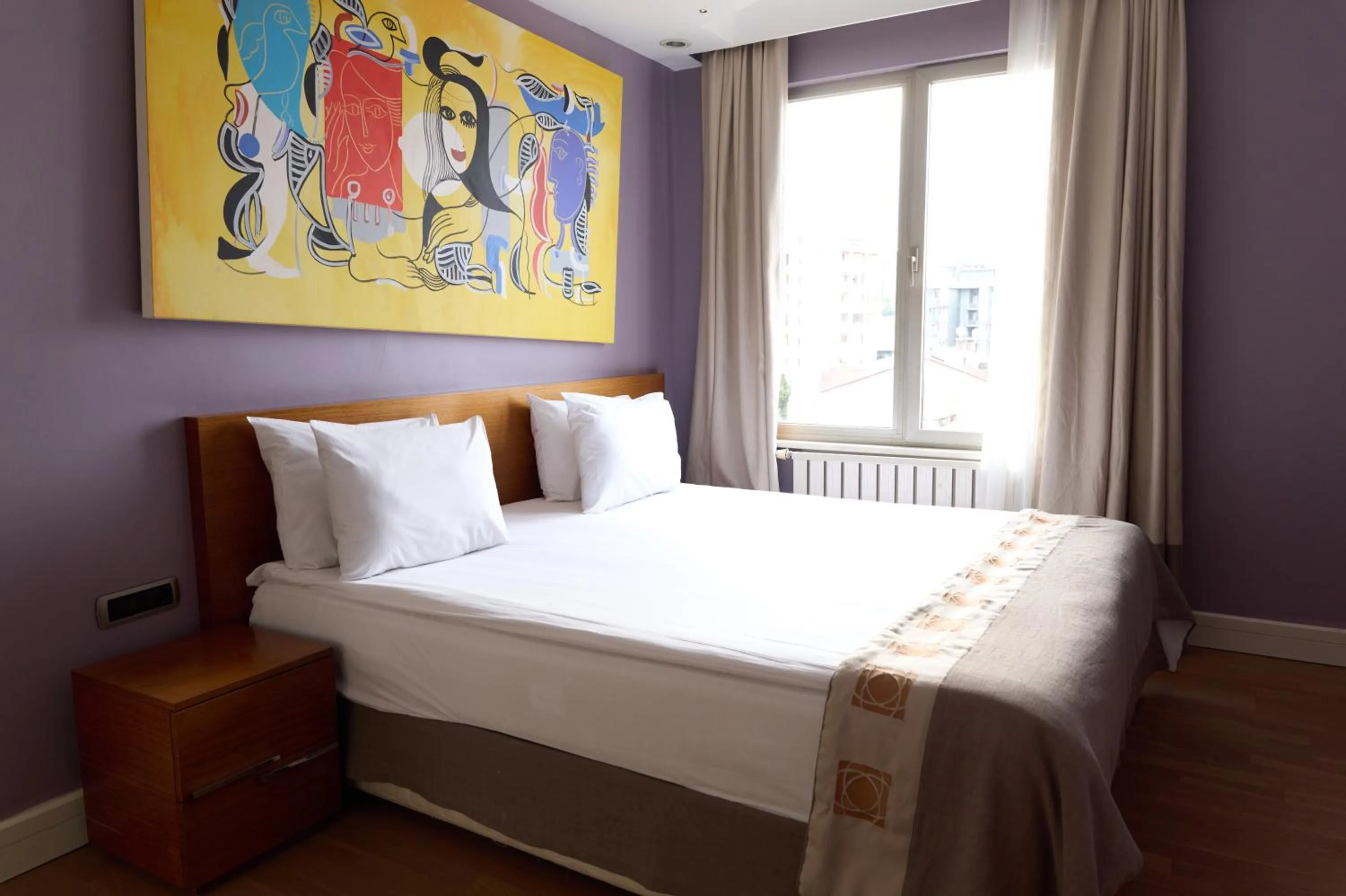 Bed in Taba Luxury Suites and Hotel