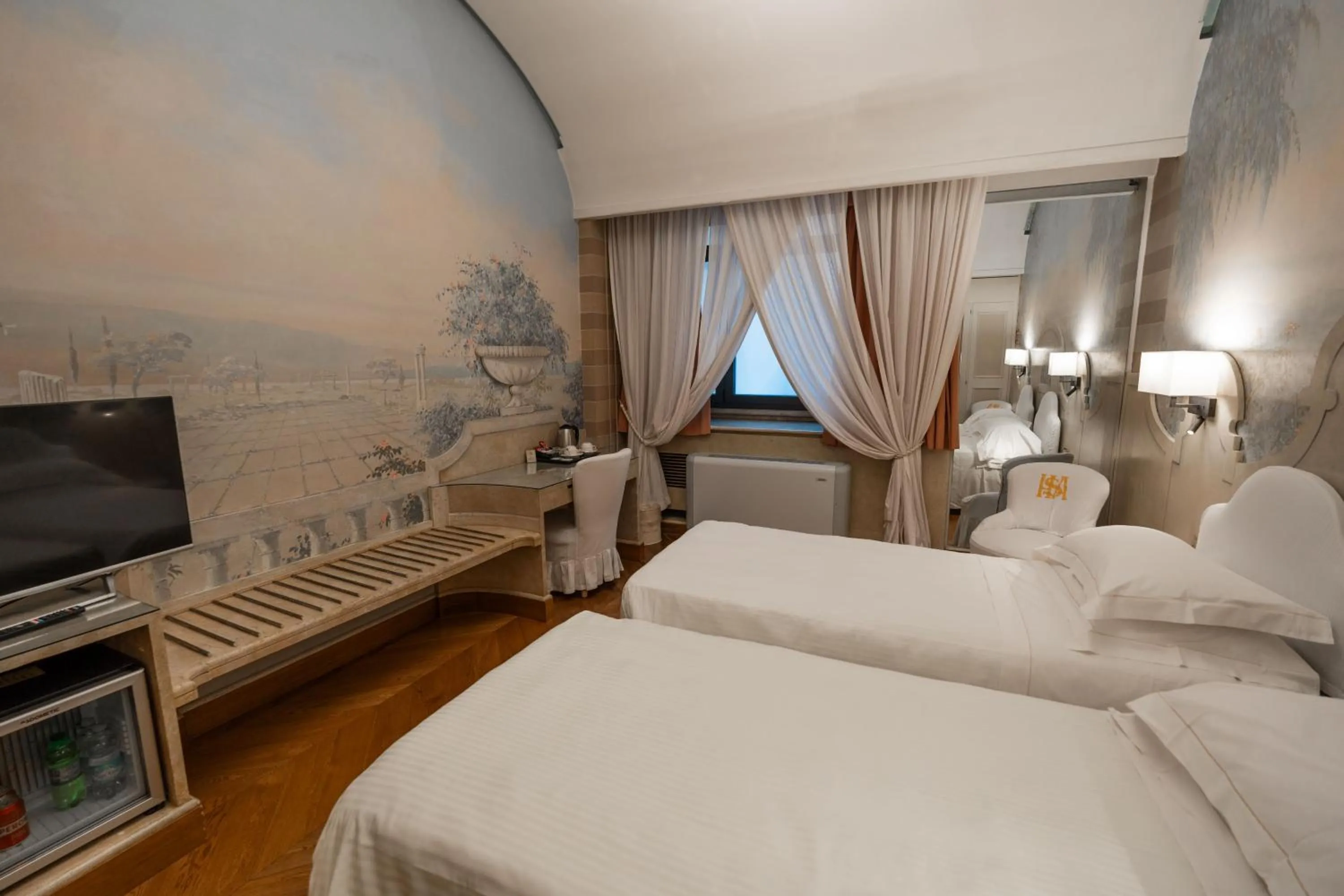 Bedroom, Bed in Hotel S. Anna