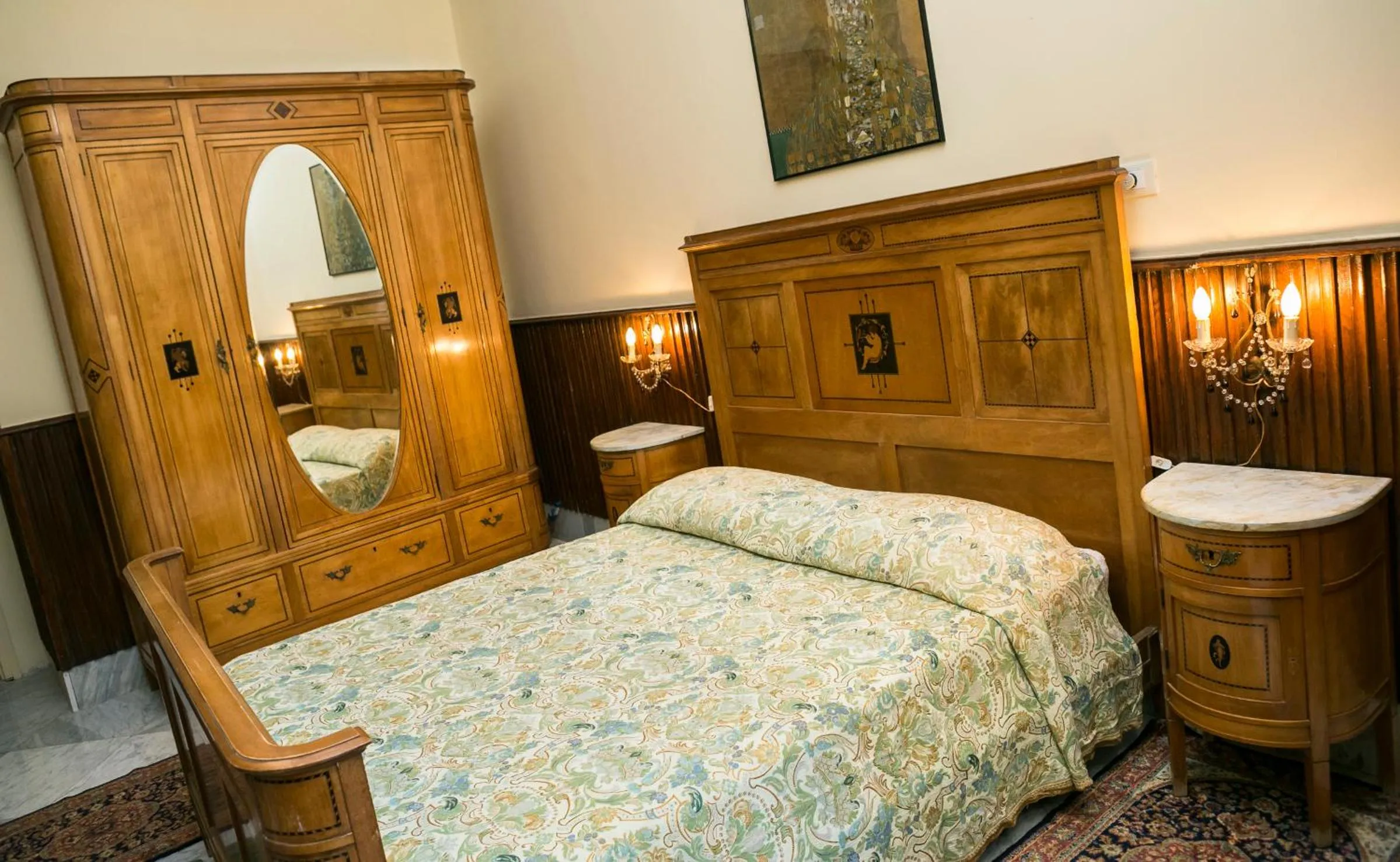 Bed in B&B Santa Caterina