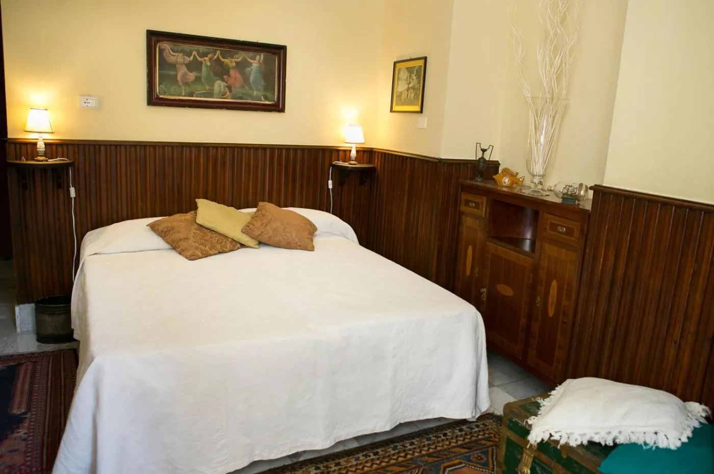 Bed in B&B Santa Caterina