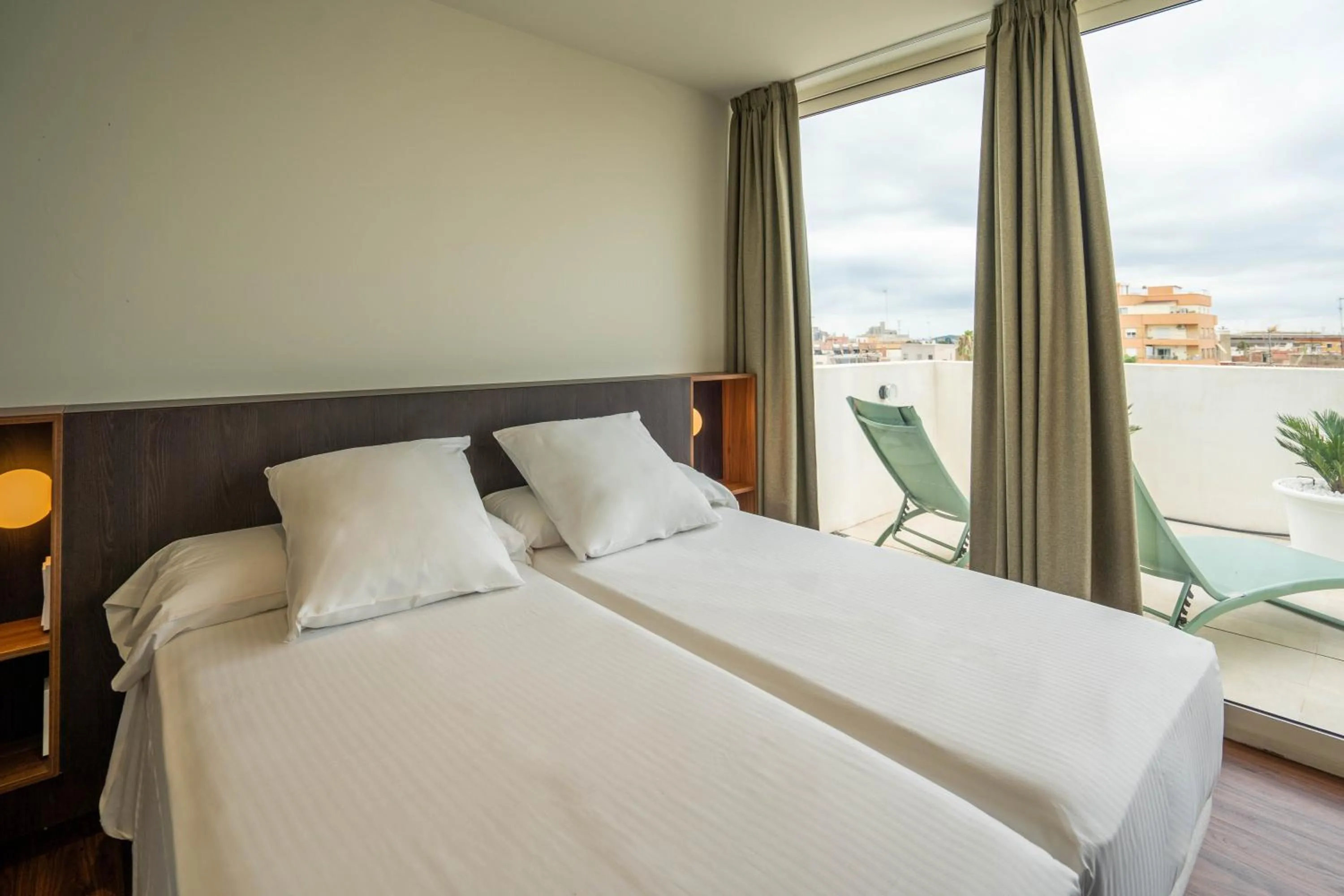 View (from property/room), Bed in Teide Rooms