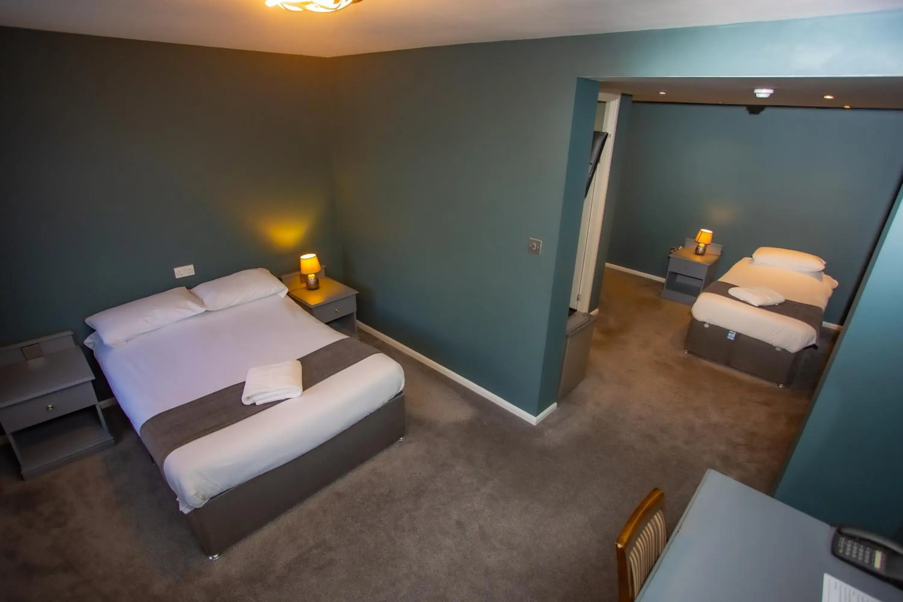 Family Room (2 Adults + 1 Child) in Bells Hotel Family Room (2 Adults + 1 Child) in Bells Hotel