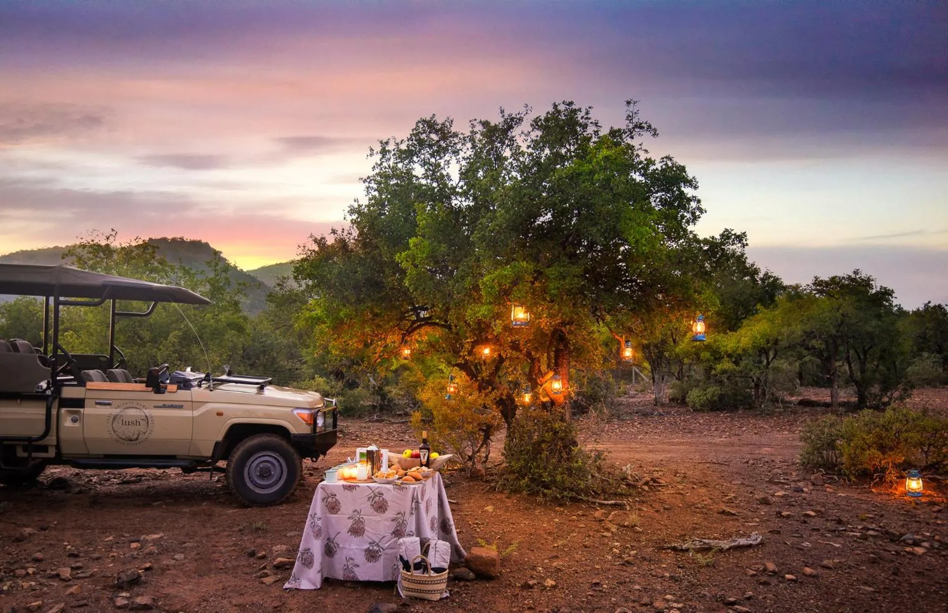 Natural landscape in Lush Private Game Lodge