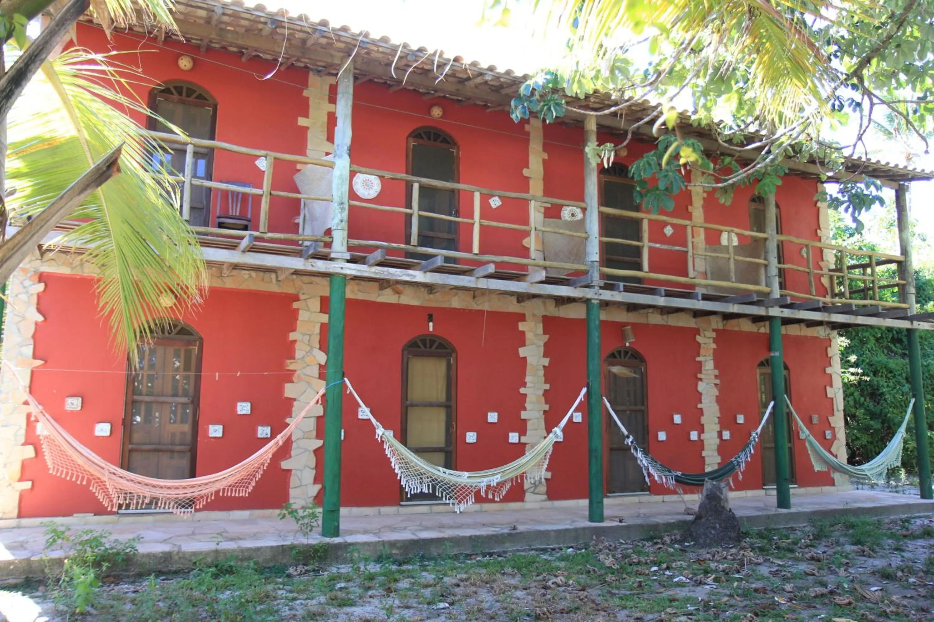 Property building in Imbassaí Pousada Hostel Lujimba