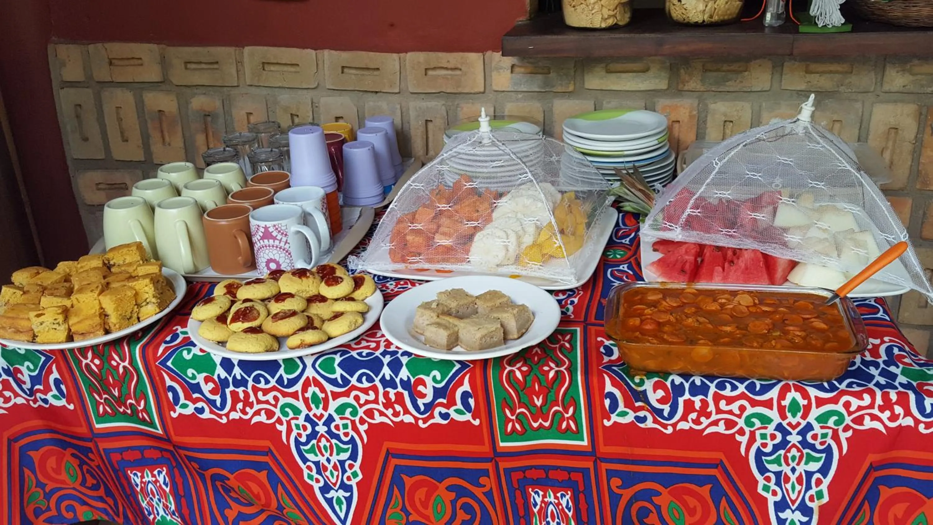 Food and drinks in Imbassaí Pousada Hostel Lujimba