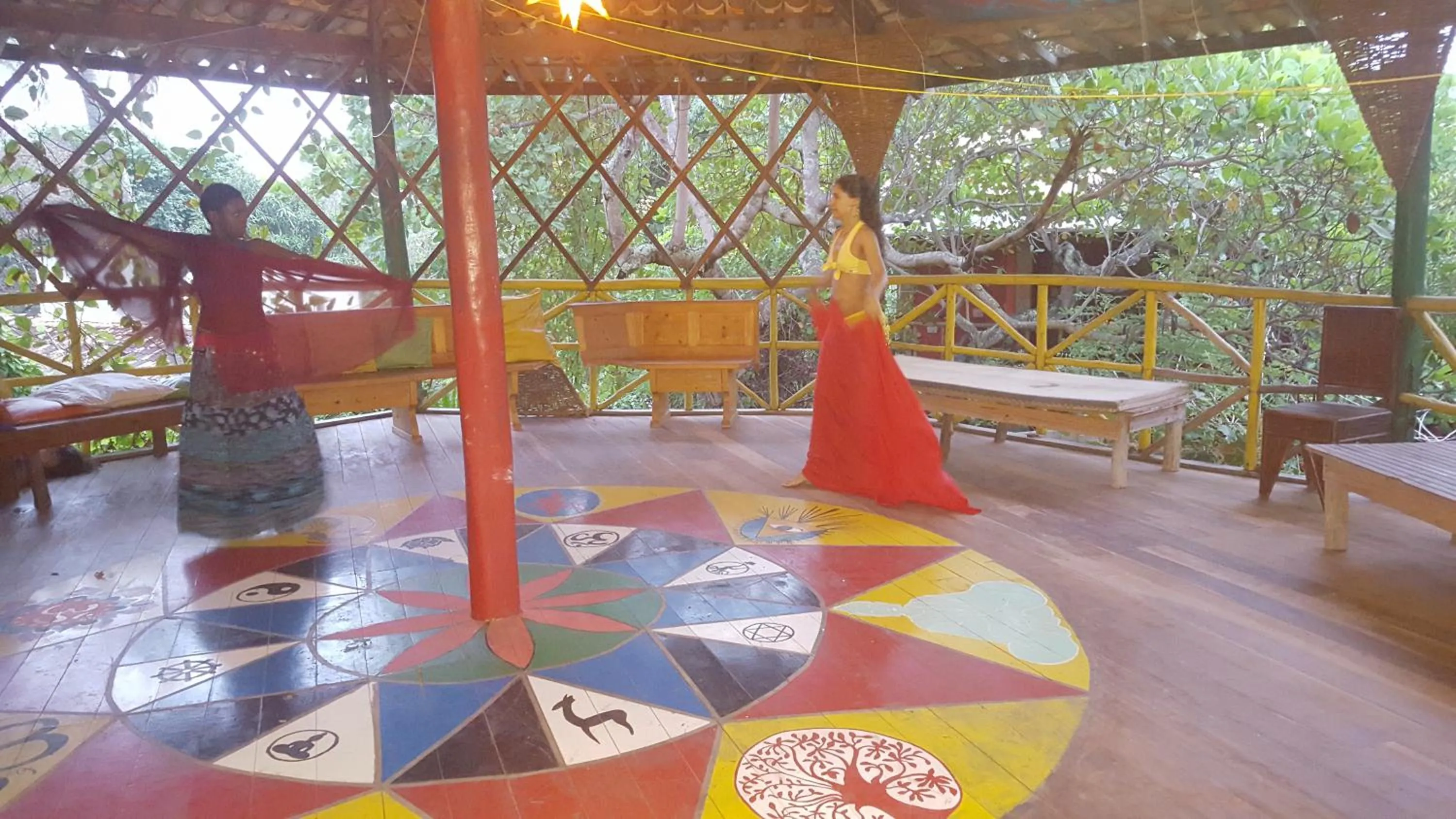 Guests in Imbassaí Pousada Hostel Lujimba