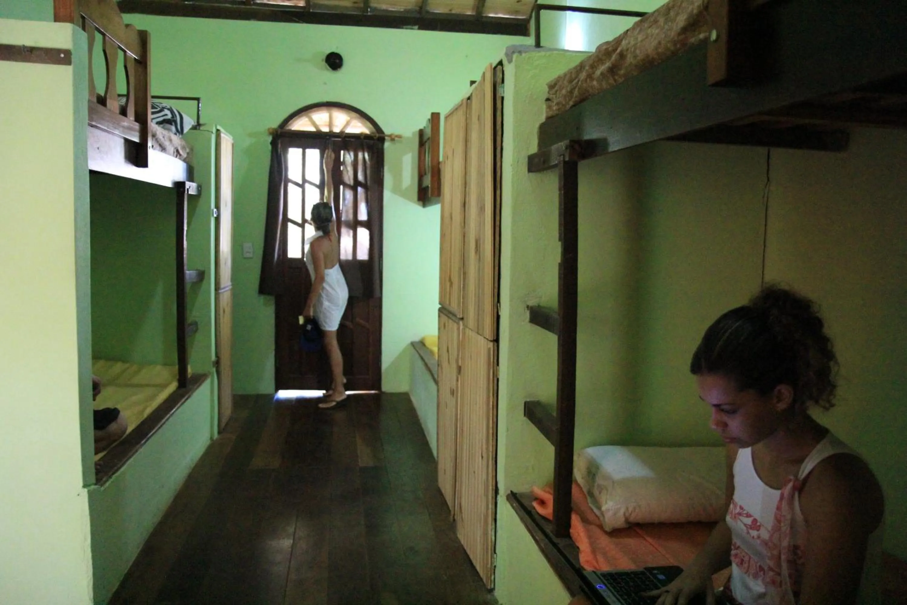 Guests in Imbassaí Pousada Hostel Lujimba