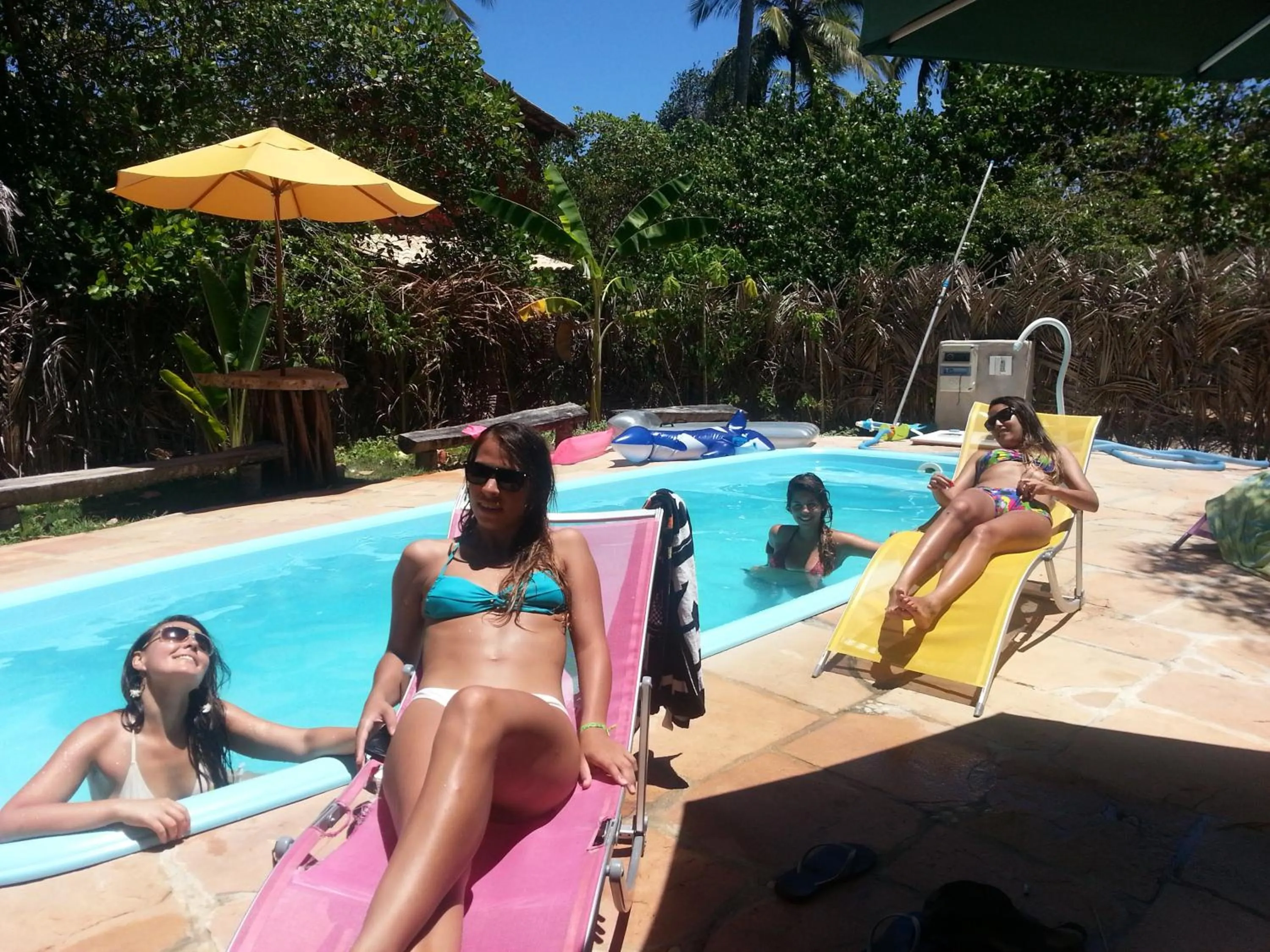 Day in Imbassaí Pousada Hostel Lujimba