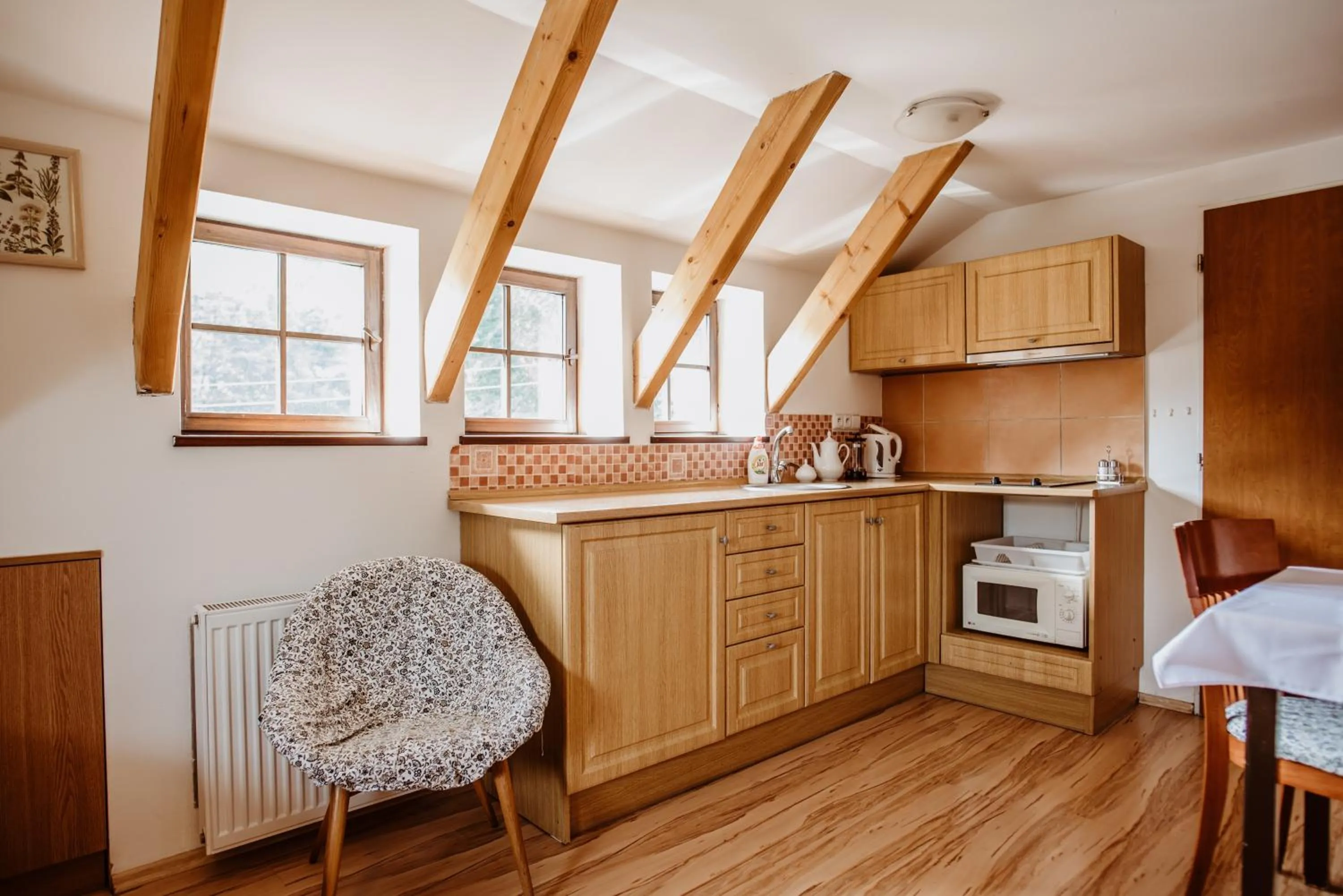 kitchen in Pension Styl