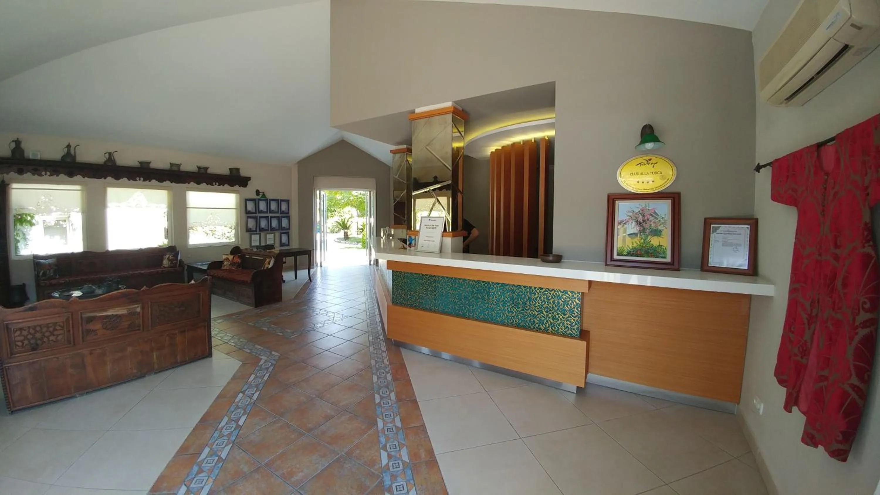 Lobby or reception in Club Alla Turca