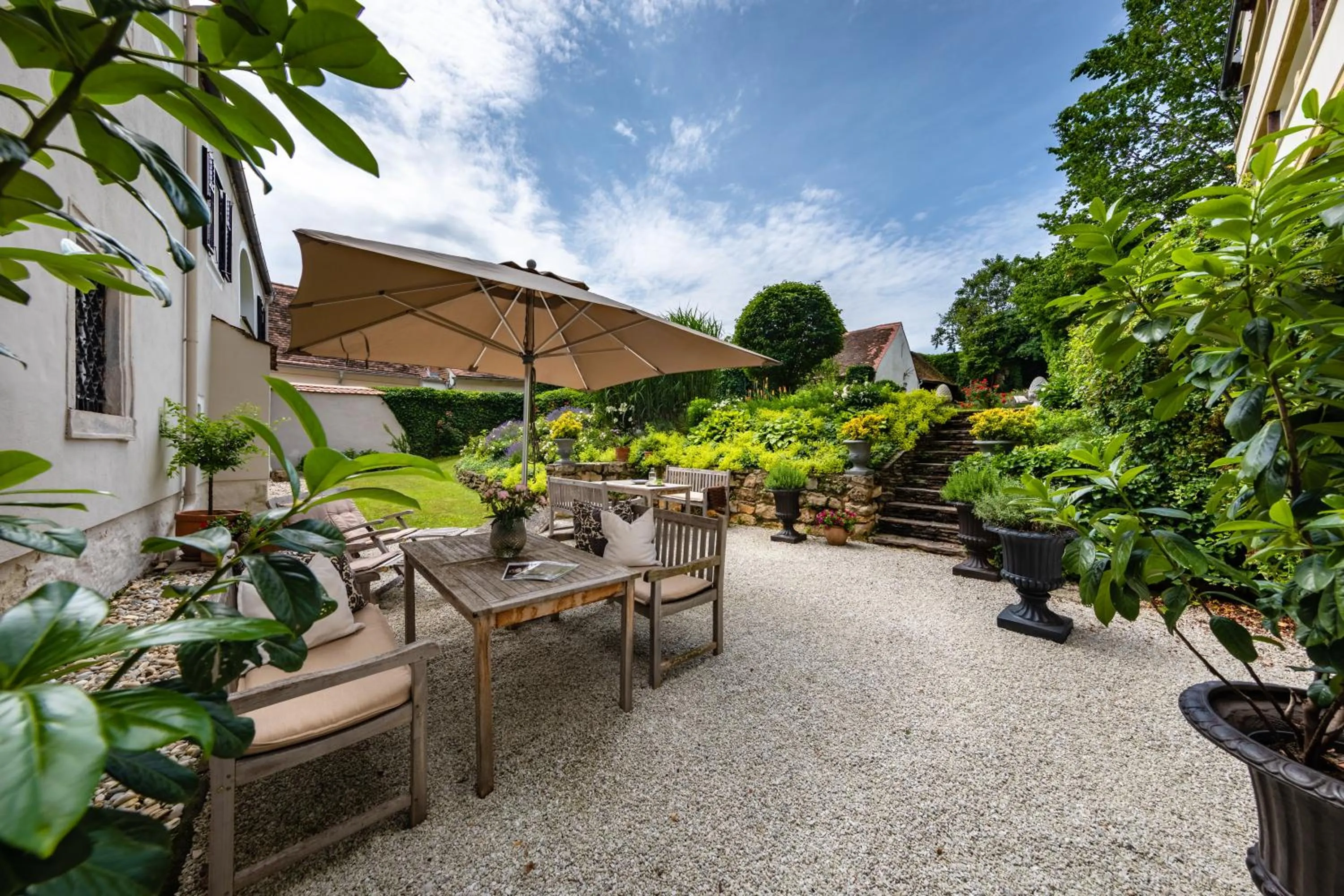 Patio in Boutique-Hotel Alter Gerichtshof