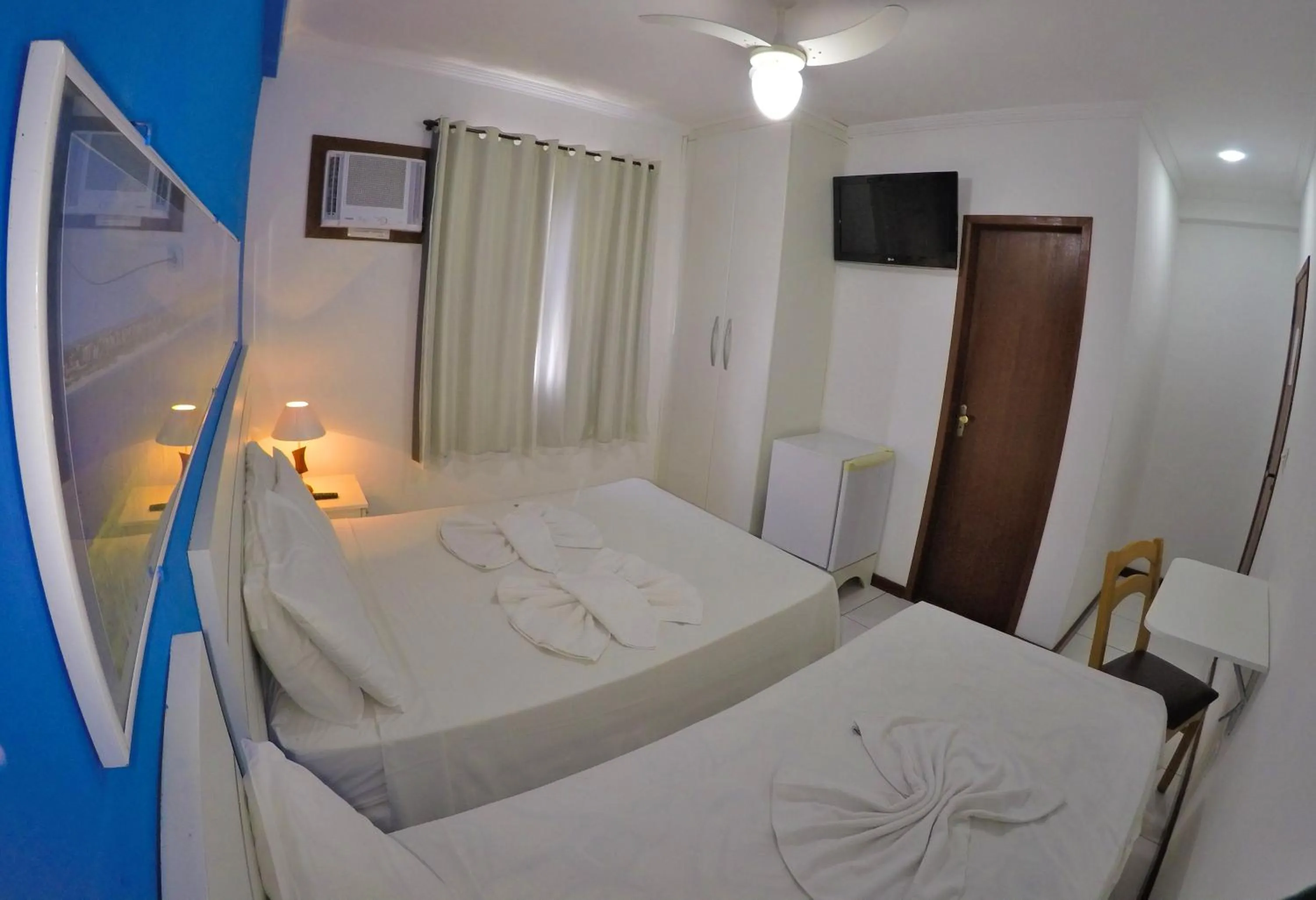 Bed in Pousada Águas do Forte