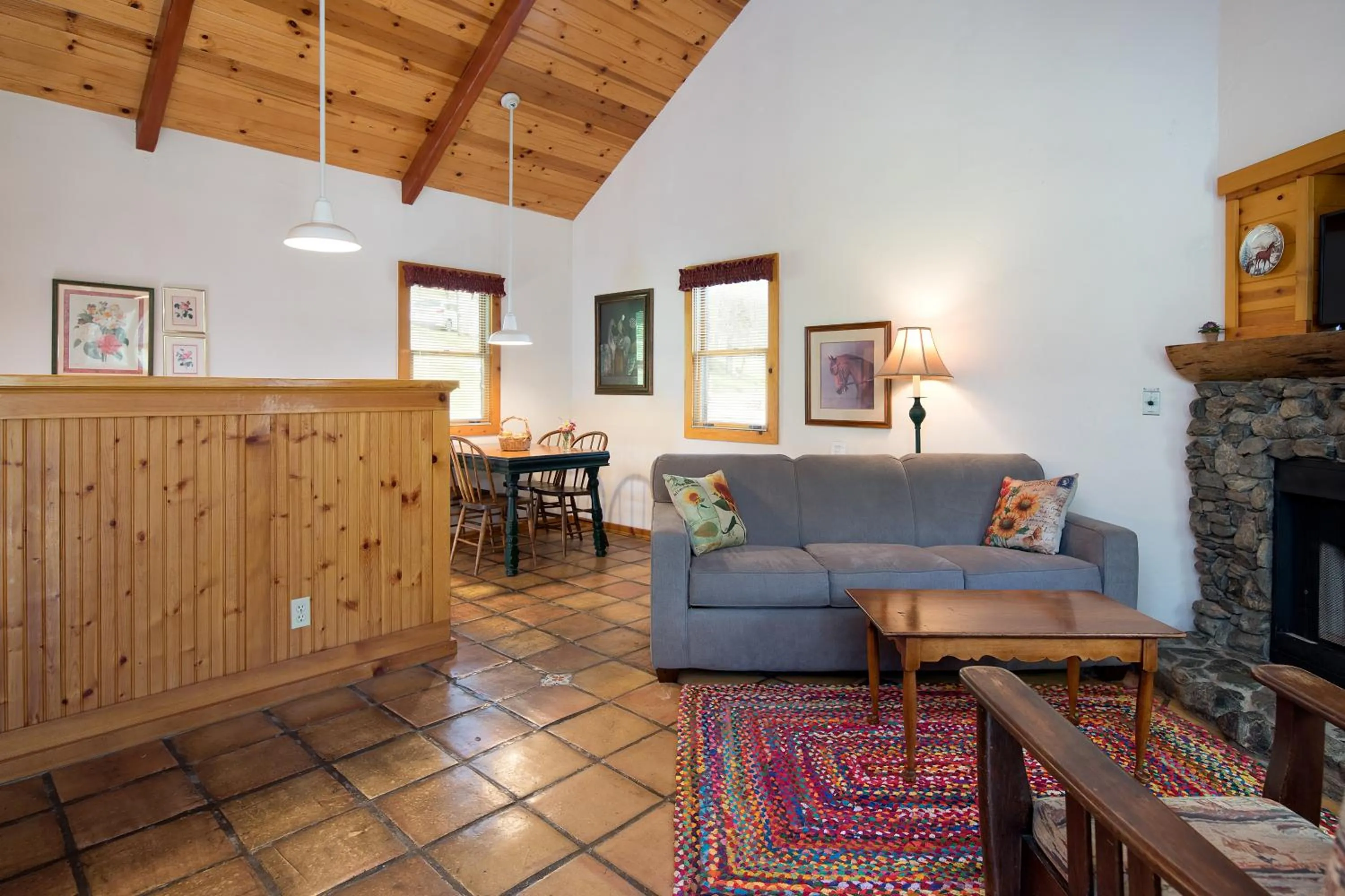 Living room in Homestead Cottages