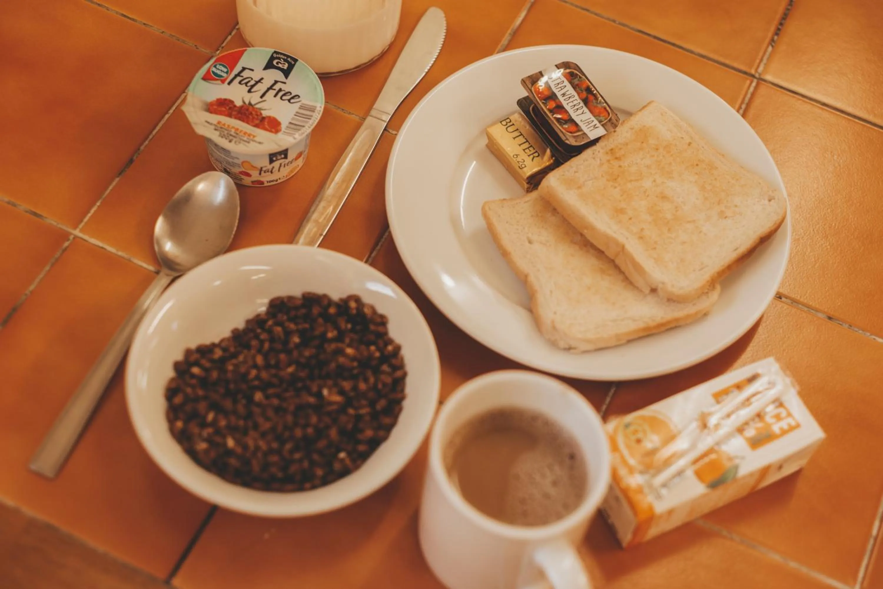 Breakfast in Stirling Youth Hostel