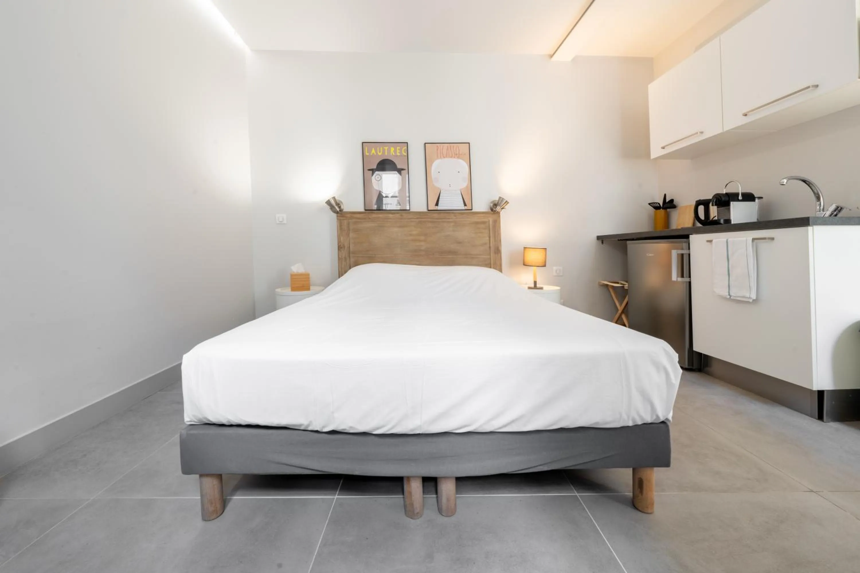 Bed in Apparts de l'Oncle Louis