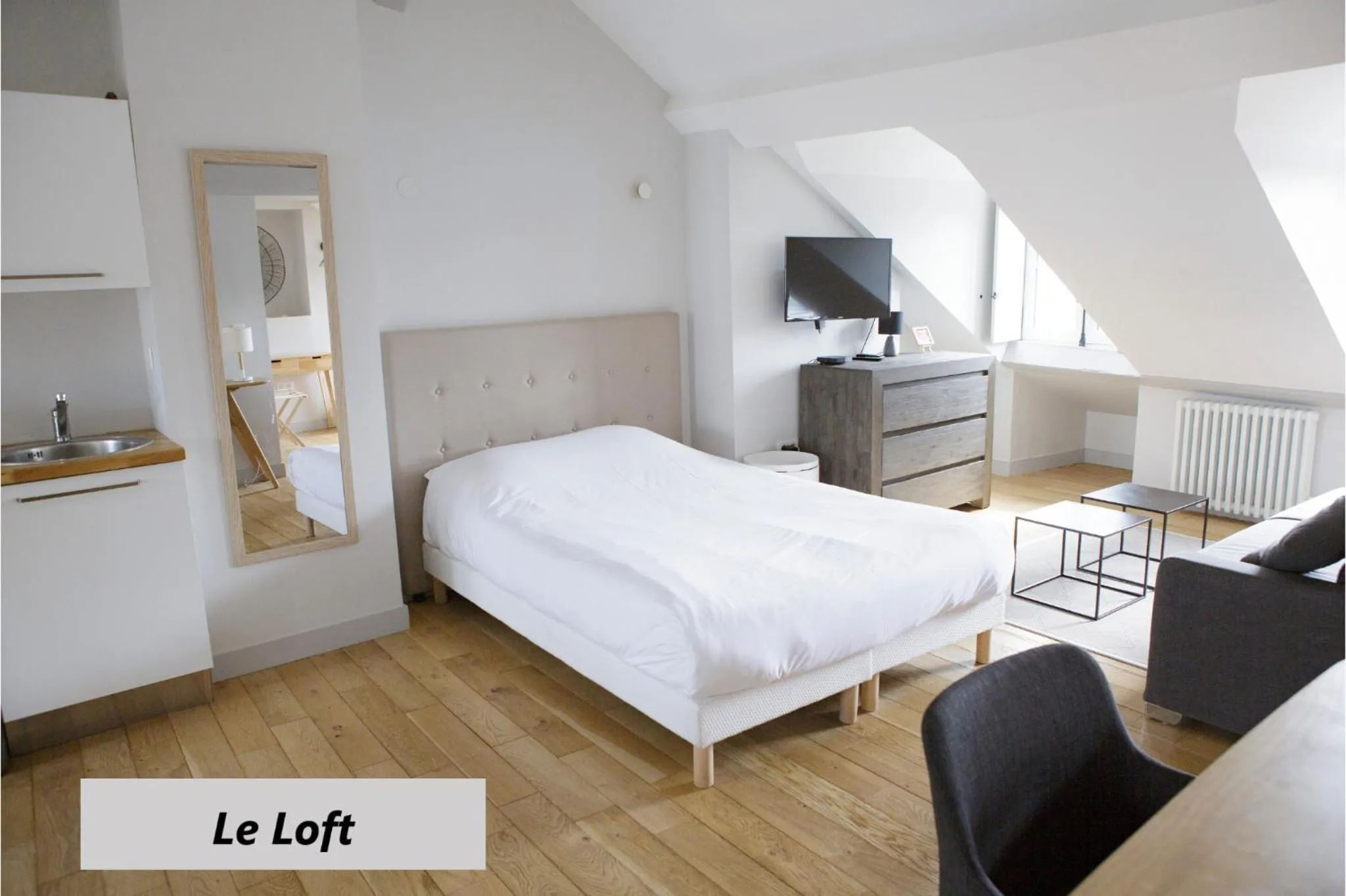 Bed in Apparts de l'Oncle Louis