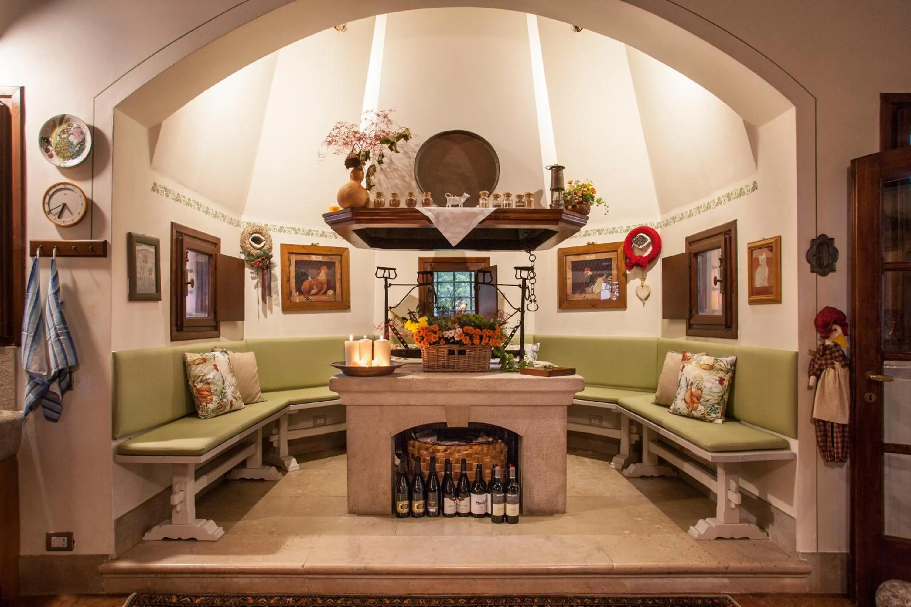 Kitchen or kitchenette in Villa Irene