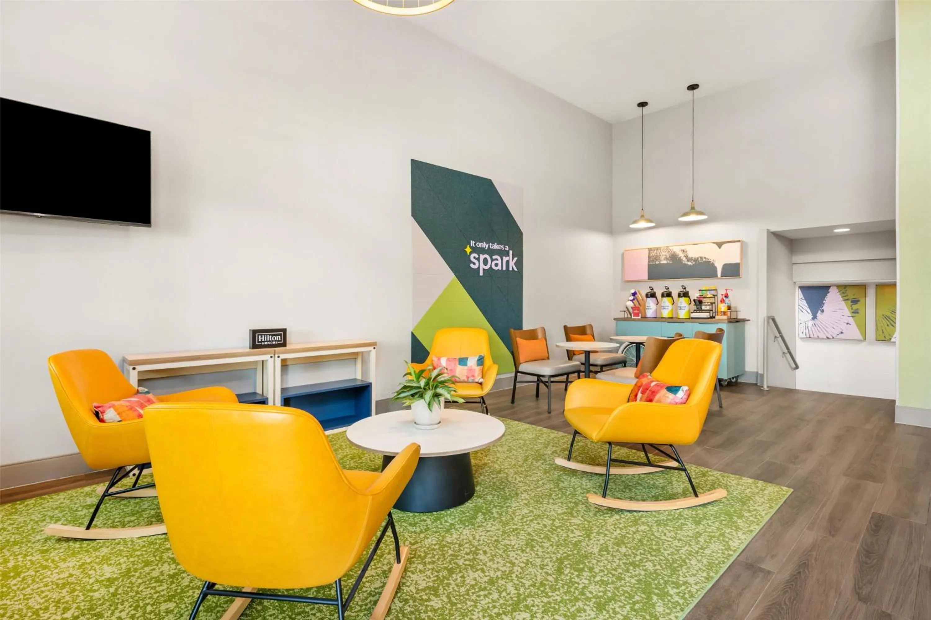 Lobby or reception in Spark By Hilton Eden Prairie