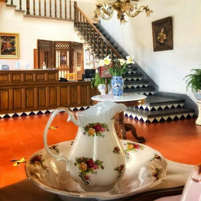 Lobby or reception in Meson del Alferez Coatepec