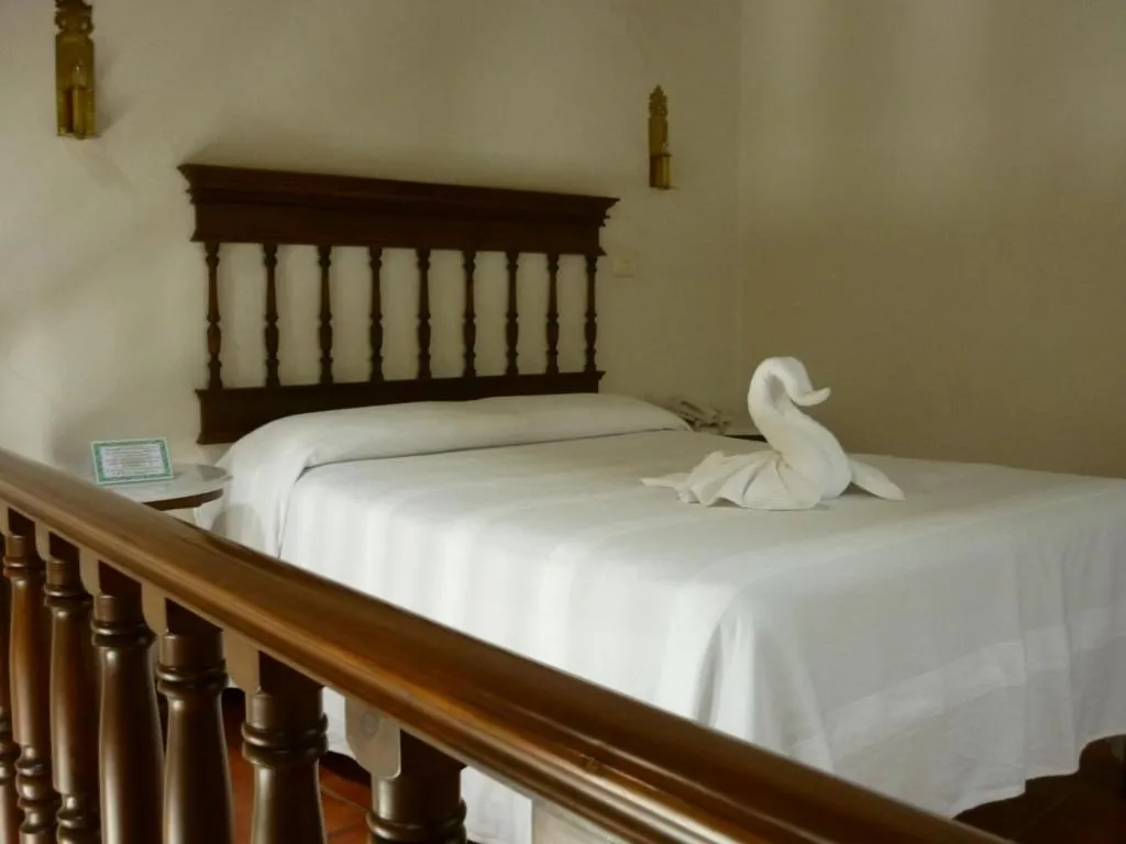 Bed in Meson del Alferez Coatepec
