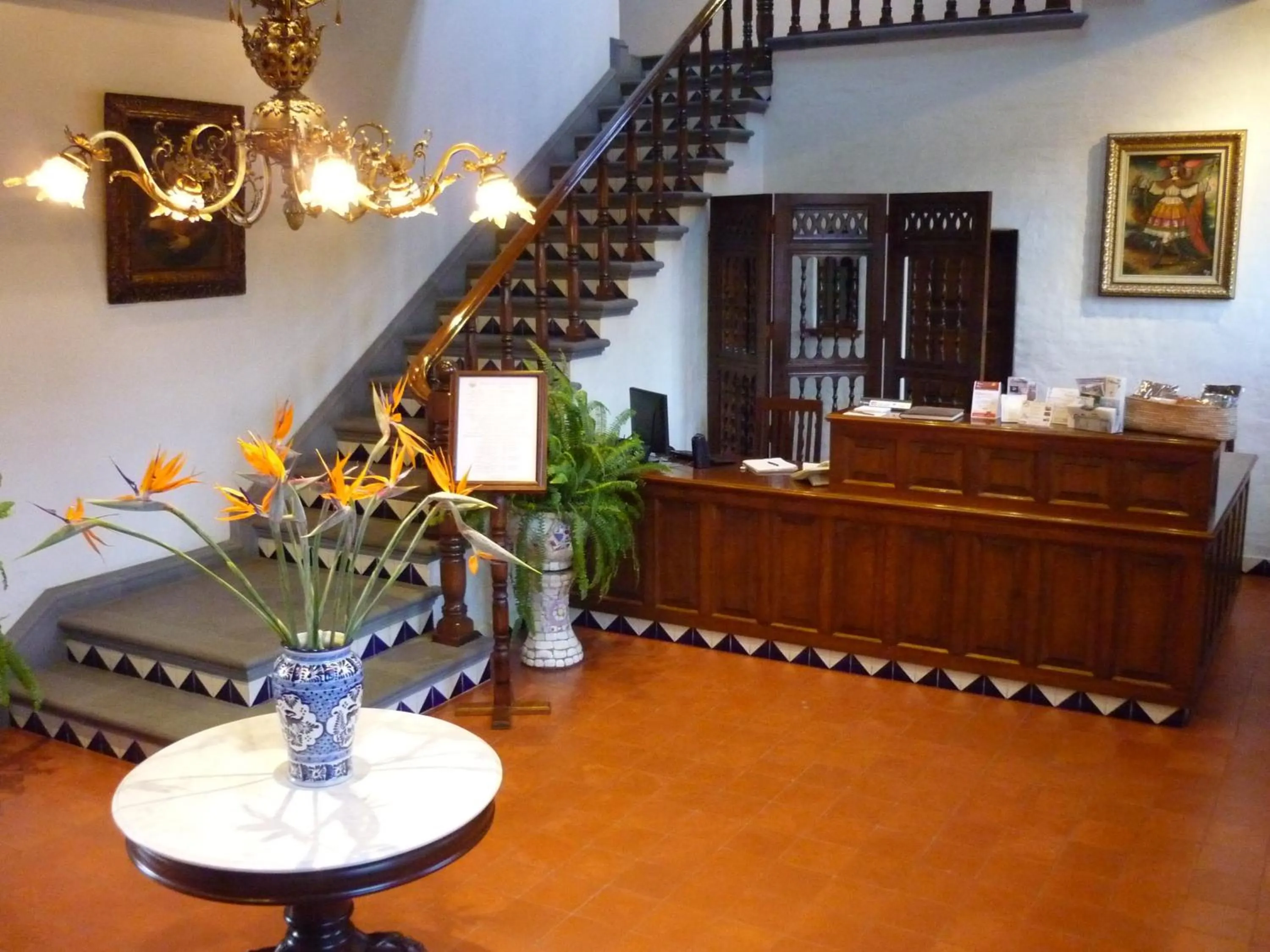 Lobby or reception in Meson del Alferez Coatepec