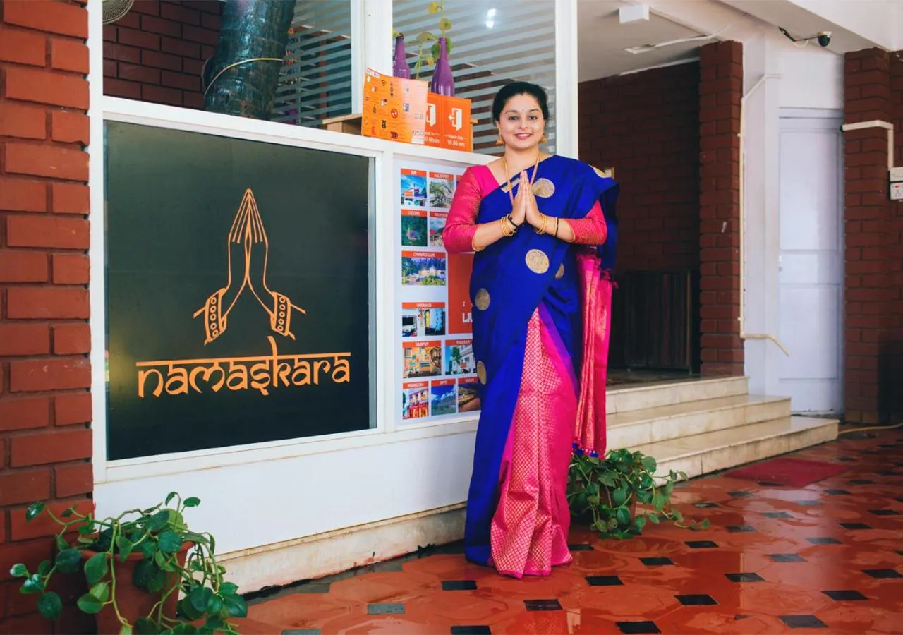 Lobby or reception in Zostel Mysore