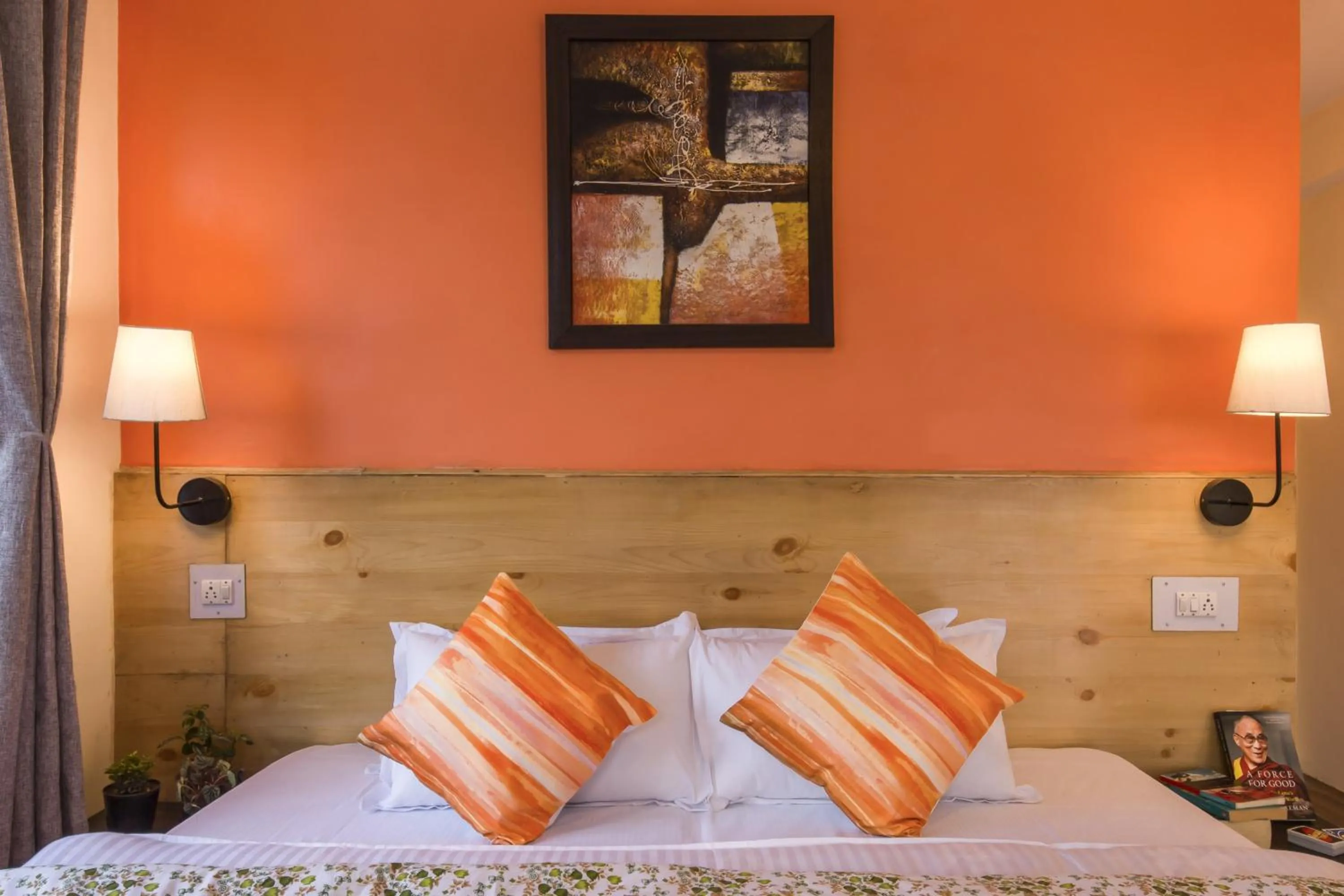 Natural landscape, Bed in Zostel Chitkul