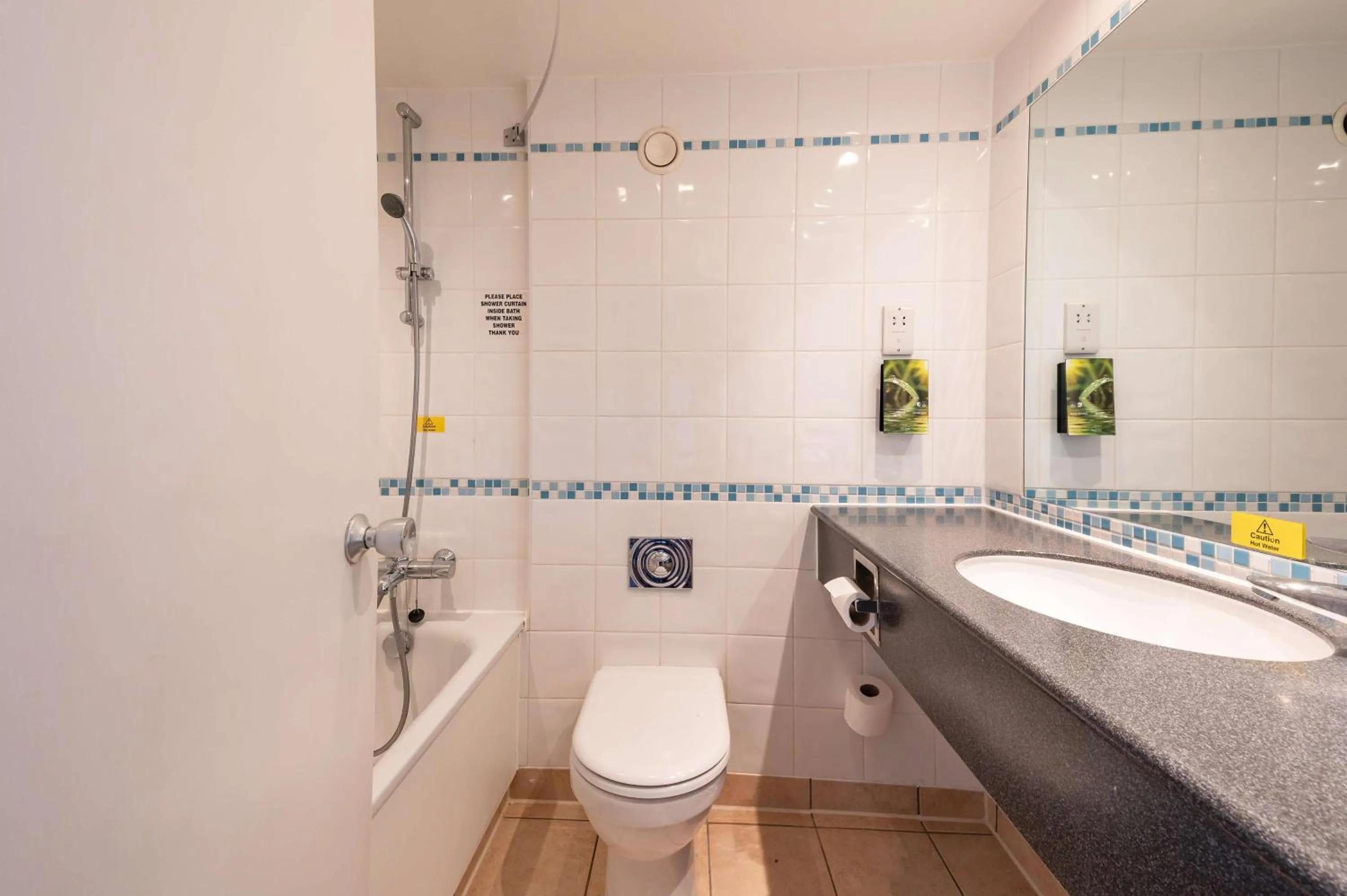 Bathroom in Milestone Peterborough Hotel A1M, Sure Hotel Collection by Best Western