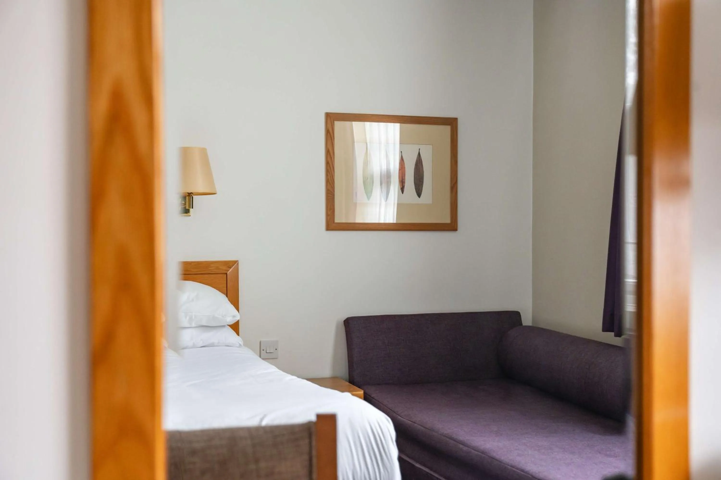 Bedroom, Bed in Milestone Peterborough Hotel A1M, Sure Hotel Collection by Best Western