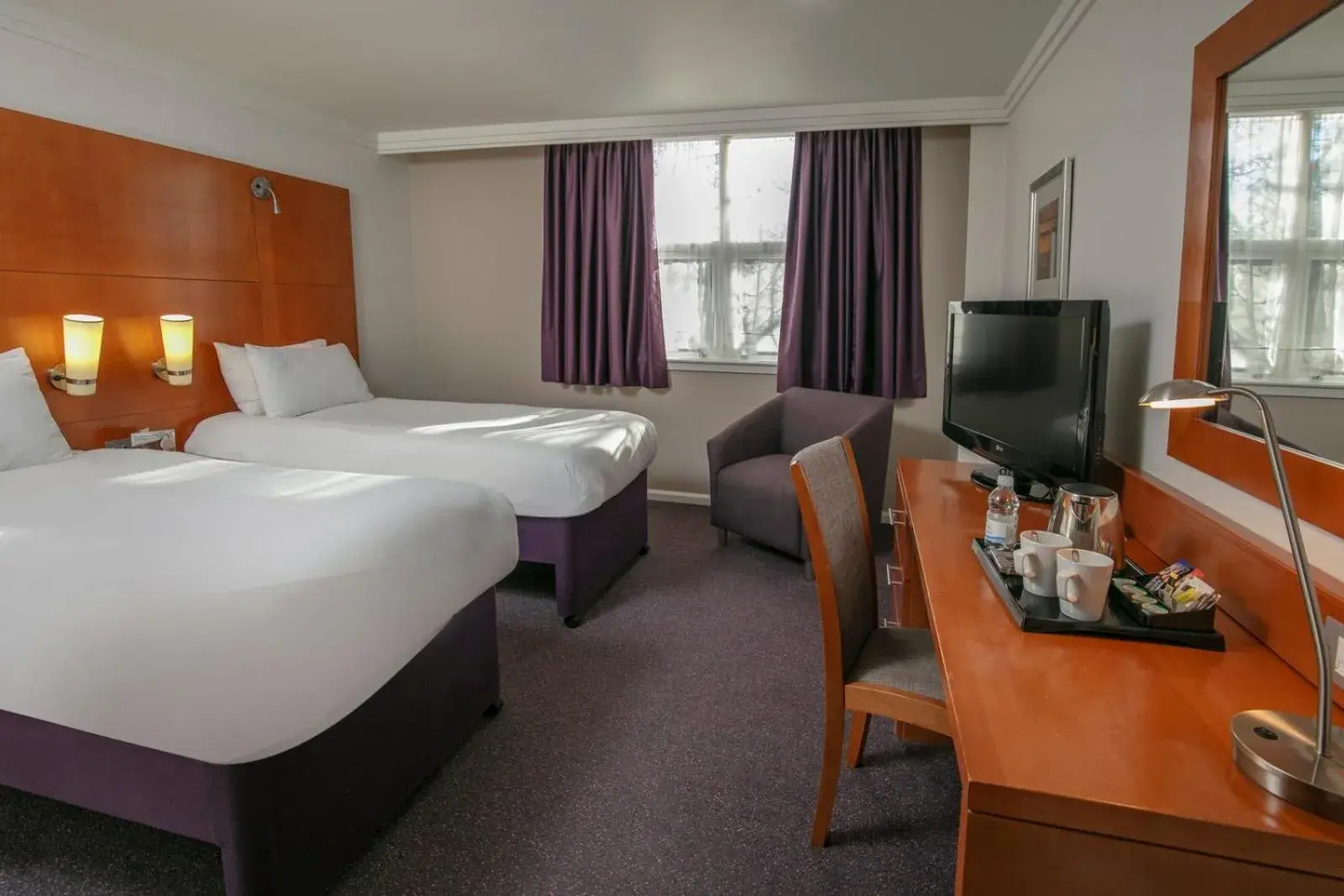 Classic Twin Room - Non-Smoking in Milestone Peterborough Hotel A1M, Sure Hotel Collection by Best Western Classic Twin Room - Non-Smoking in Milestone Peterborough Hotel A1M, Sure Hotel Collection by Best Western