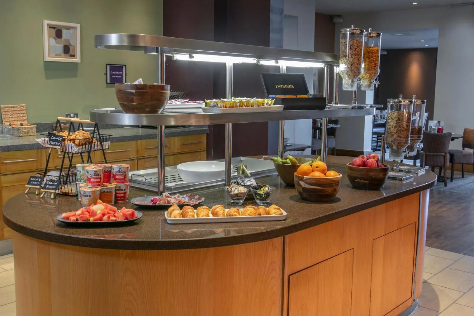 Buffet breakfast in Milestone Peterborough Hotel A1M, Sure Hotel Collection by Best Western