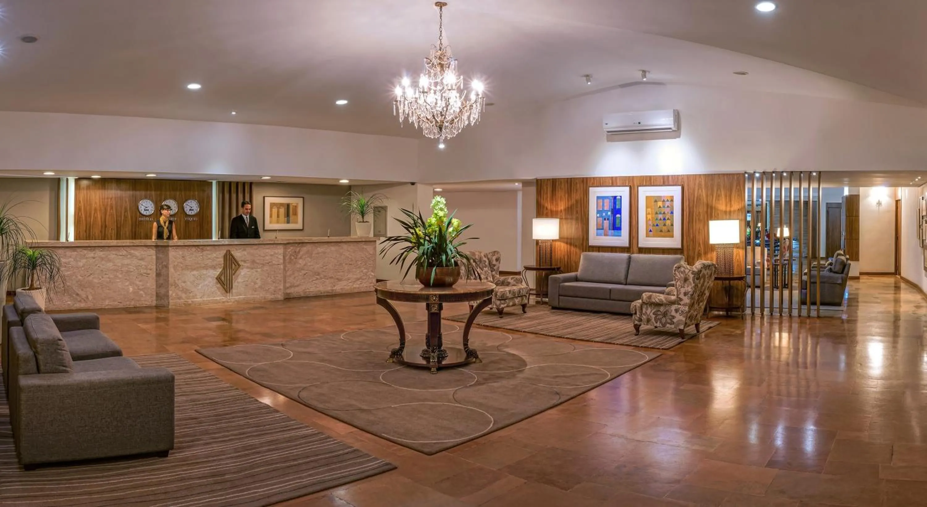 Living room in Hotel JP Ribeirão Preto Resort & Convenções by Nacional Inn