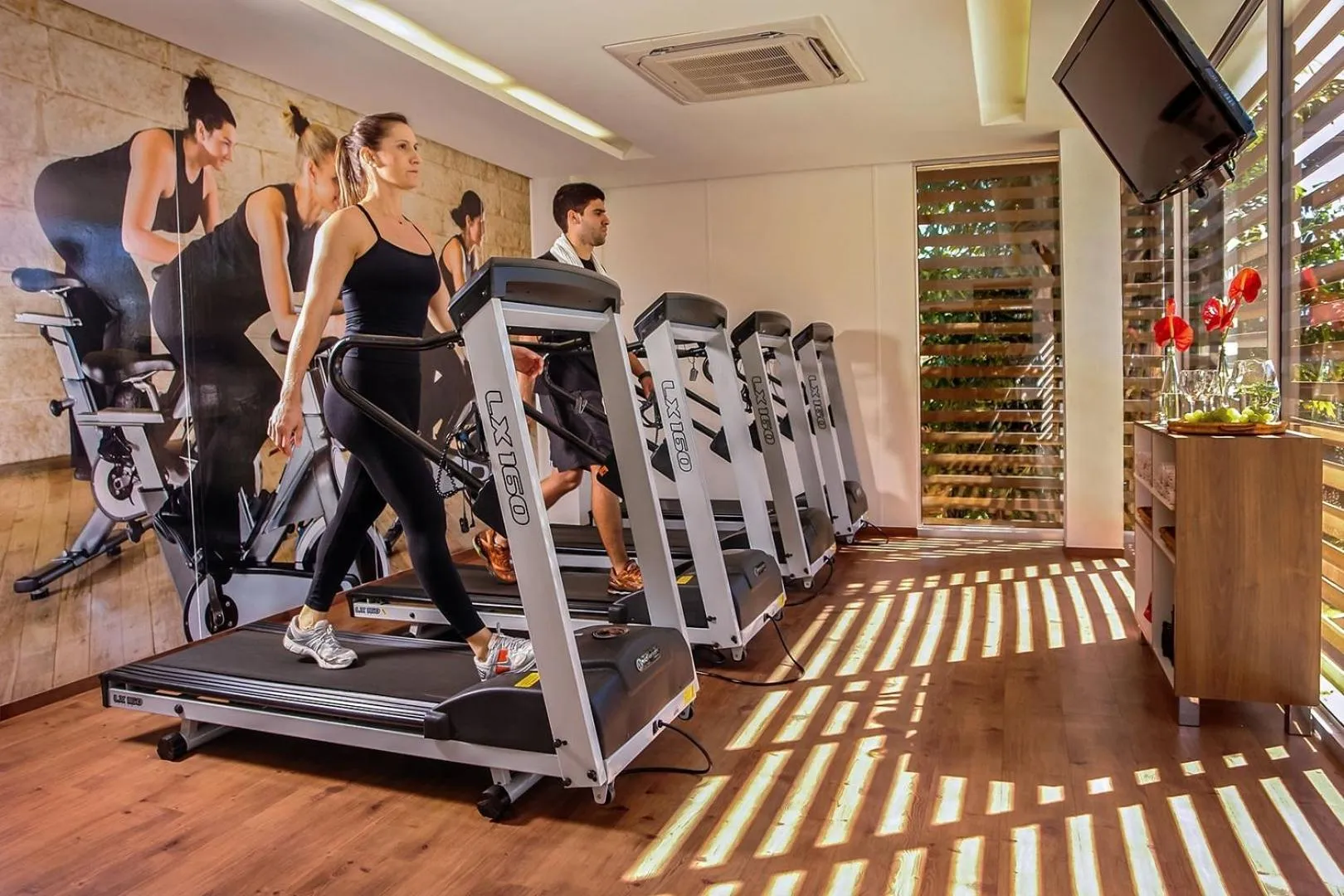 Fitness centre/facilities in Hotel JP Ribeirão Preto Resort & Convenções by Nacional Inn