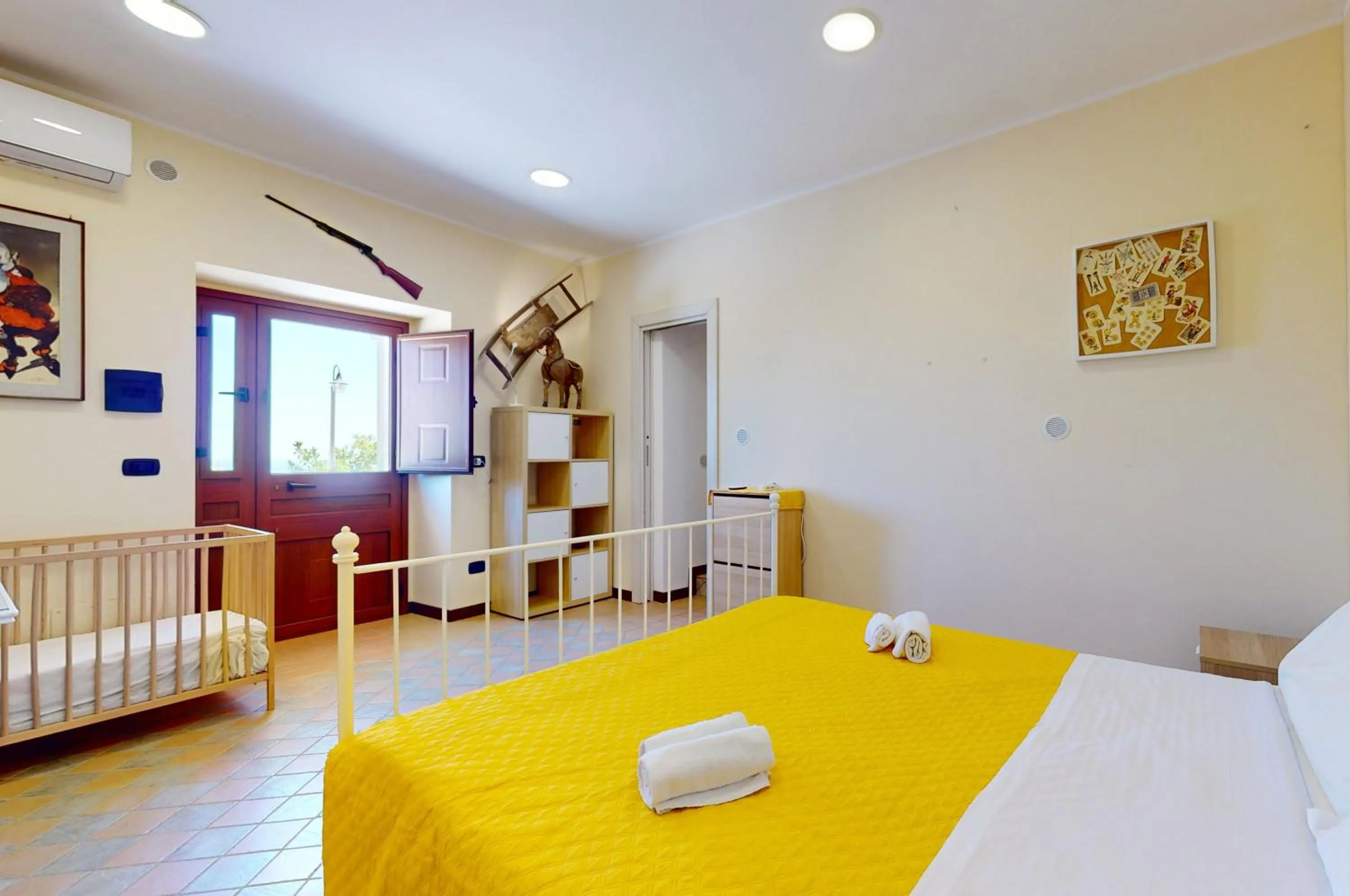 Bedroom, Bed in Casal Trinacria