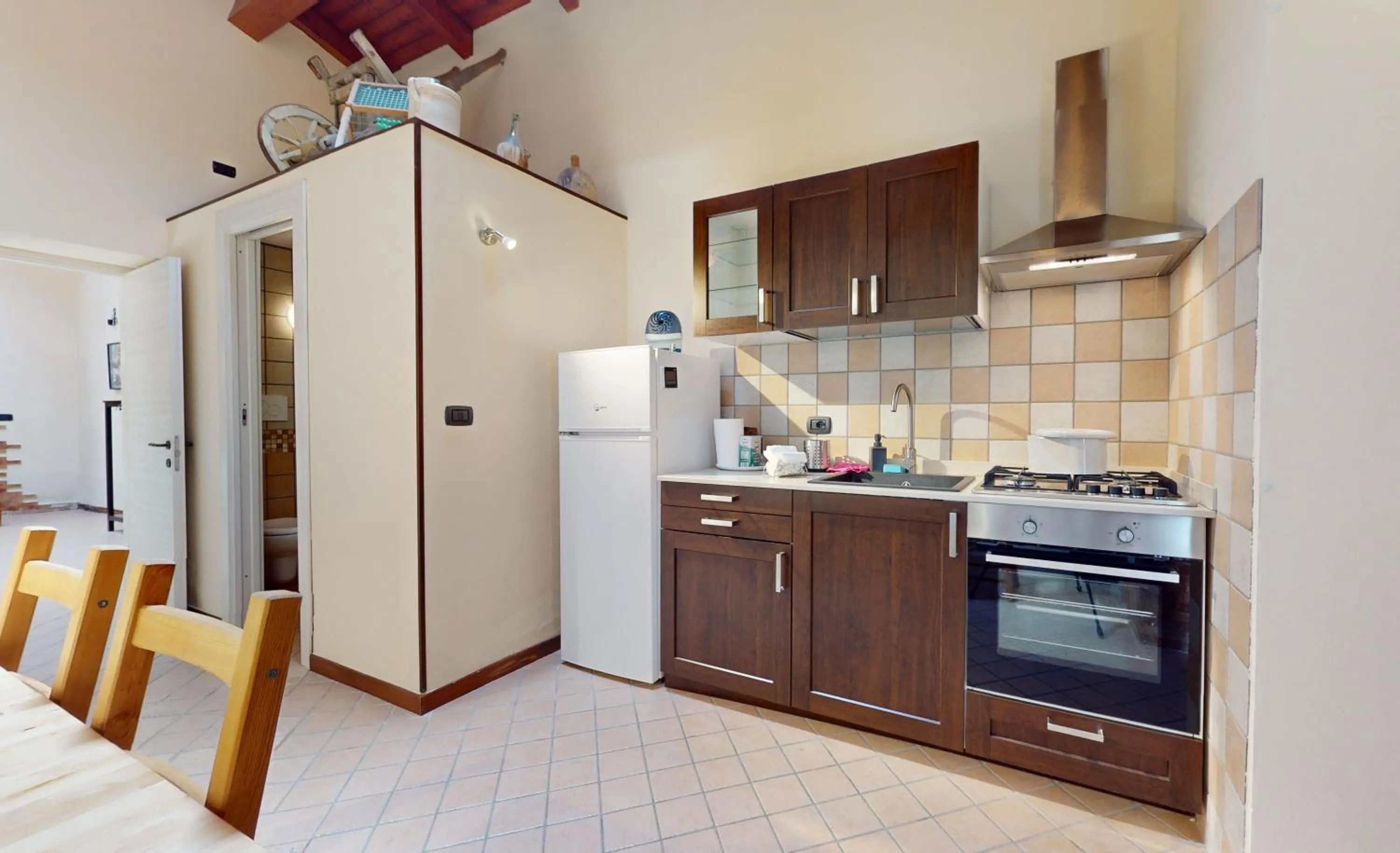 Kitchen or kitchenette in Casal Trinacria