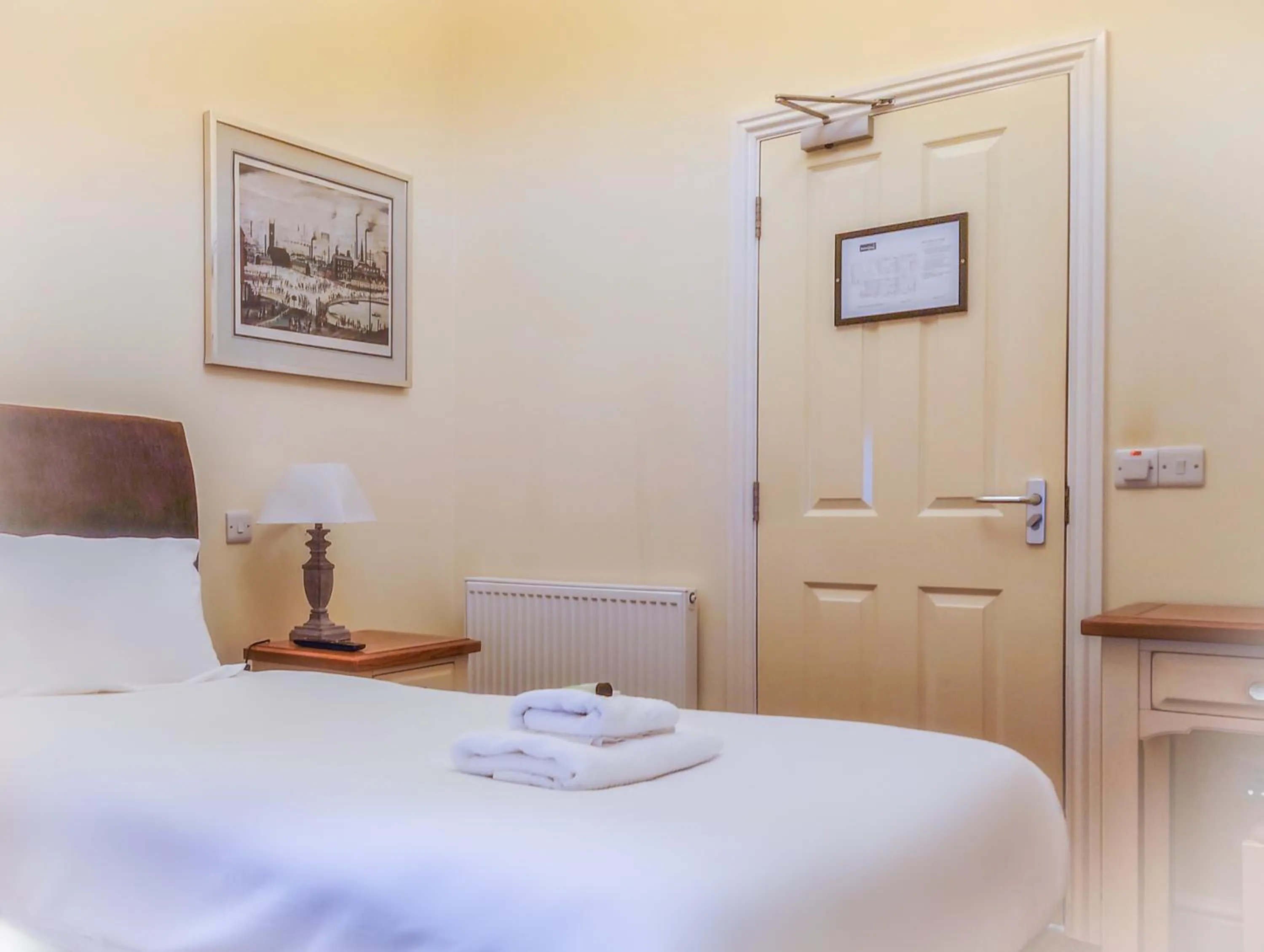 Bed in The Crown Hotel