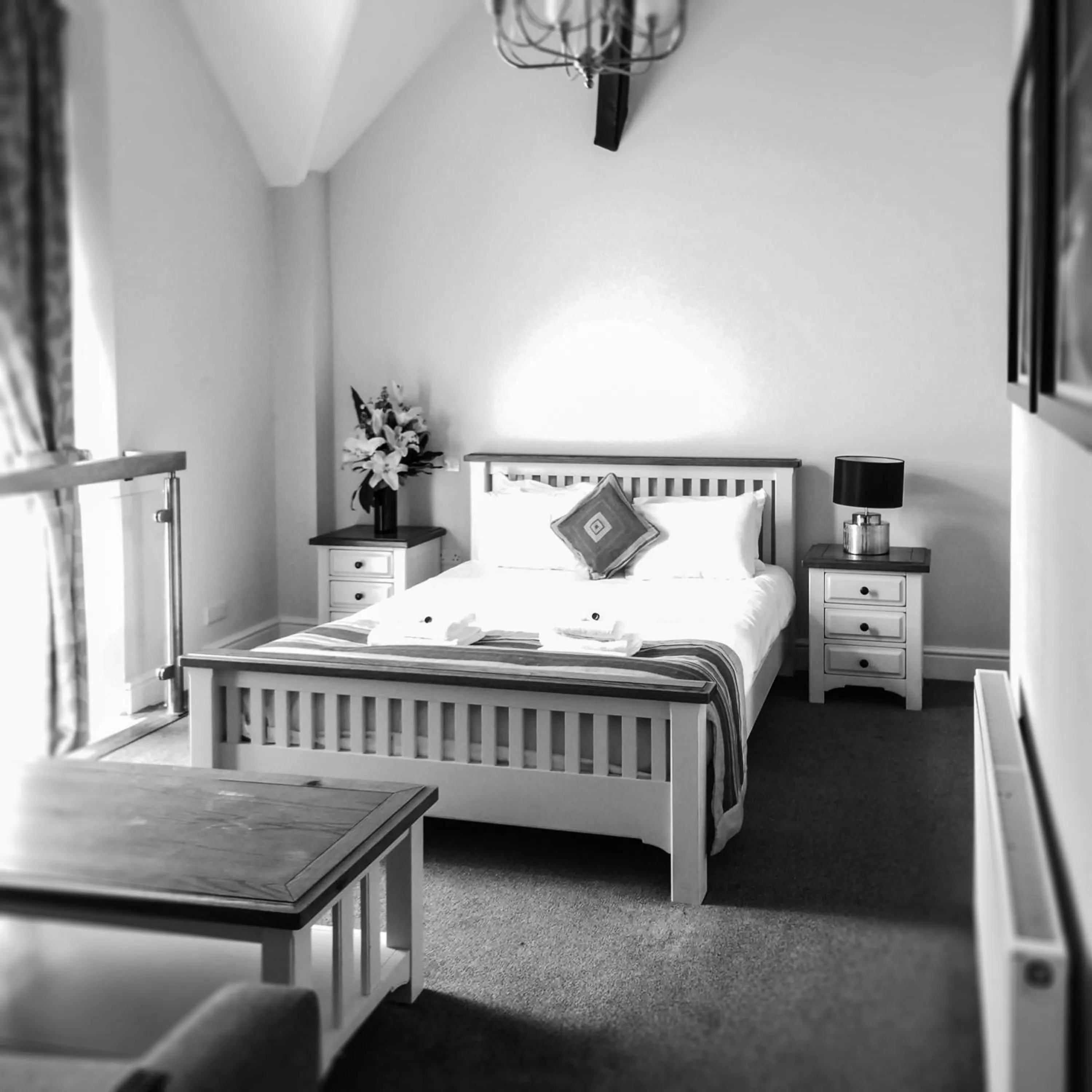 Bed in The Crown Hotel