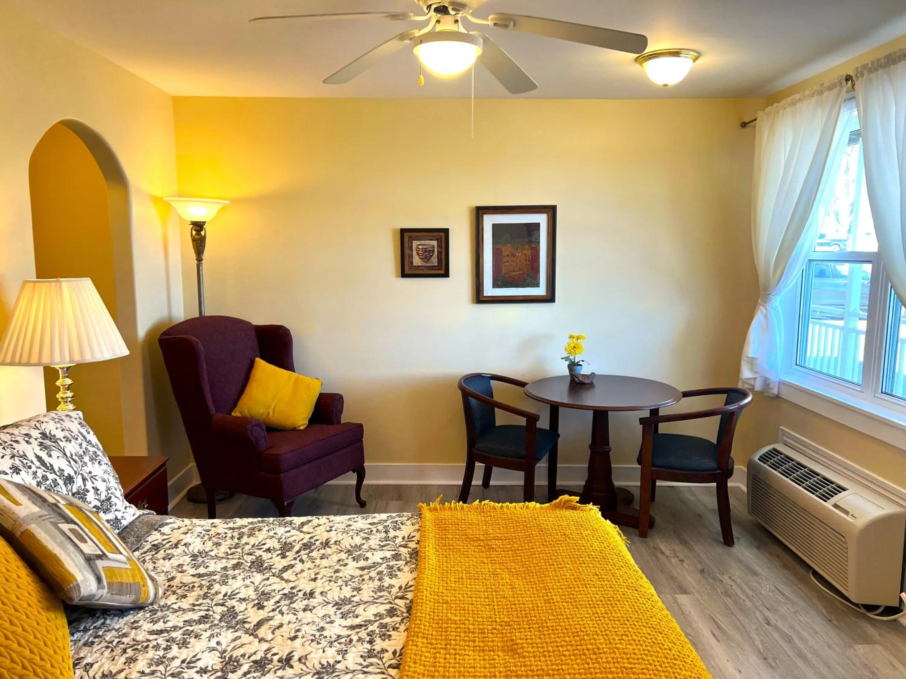 Bed in Come from Away B&B