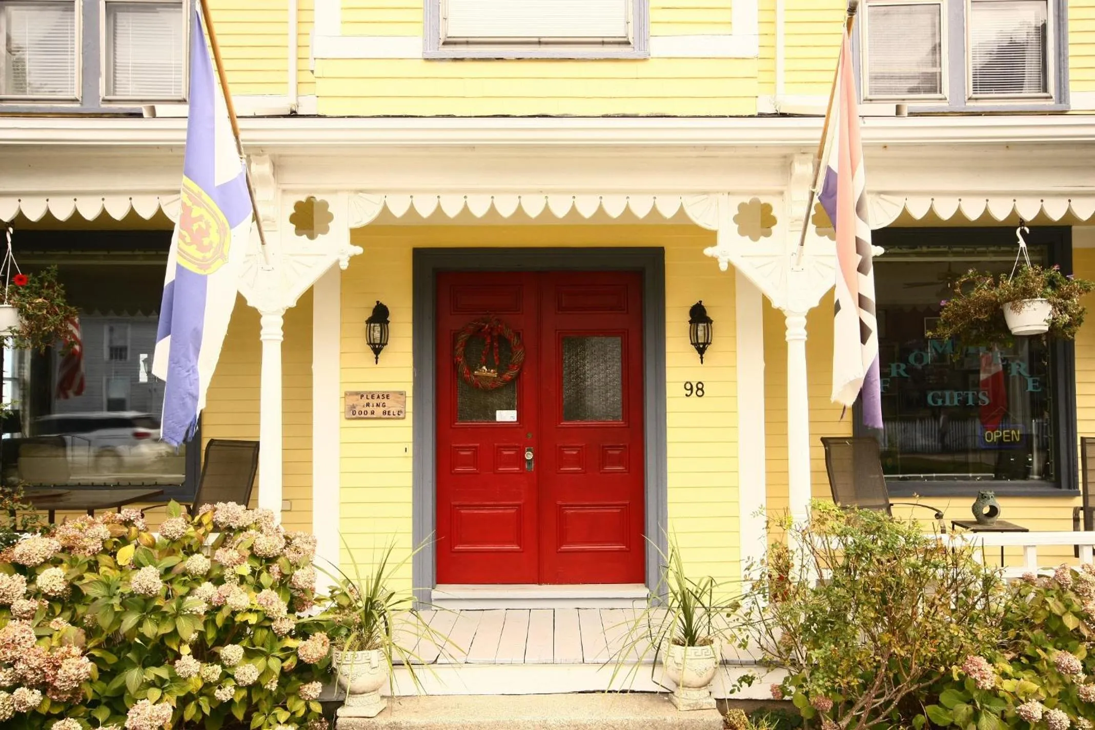 Facade/entrance in Come from Away B&B