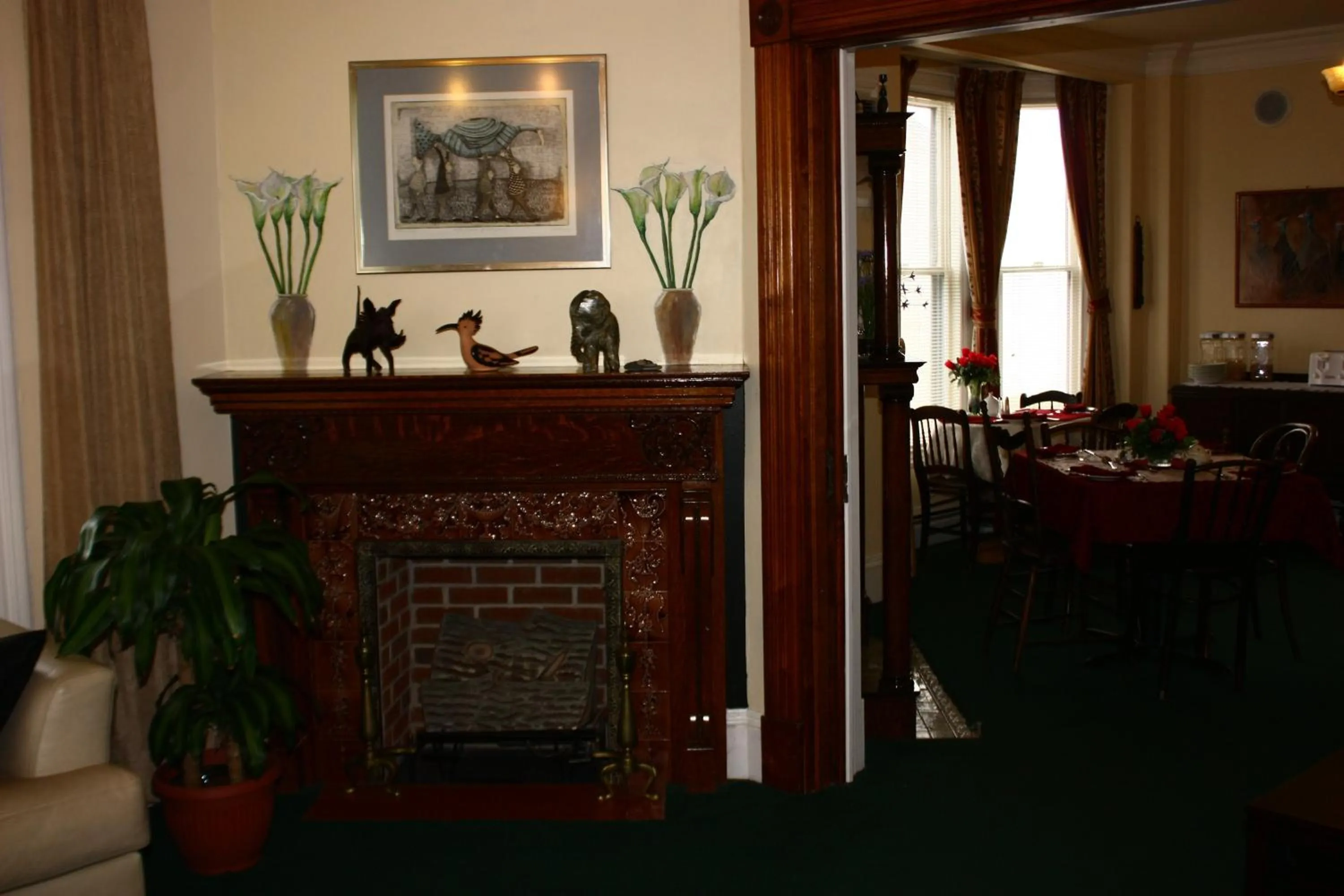 Decorative detail in Come from Away B&B