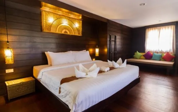 Bedroom, Bed in Sea Garden Resort Haad Chao Phao
