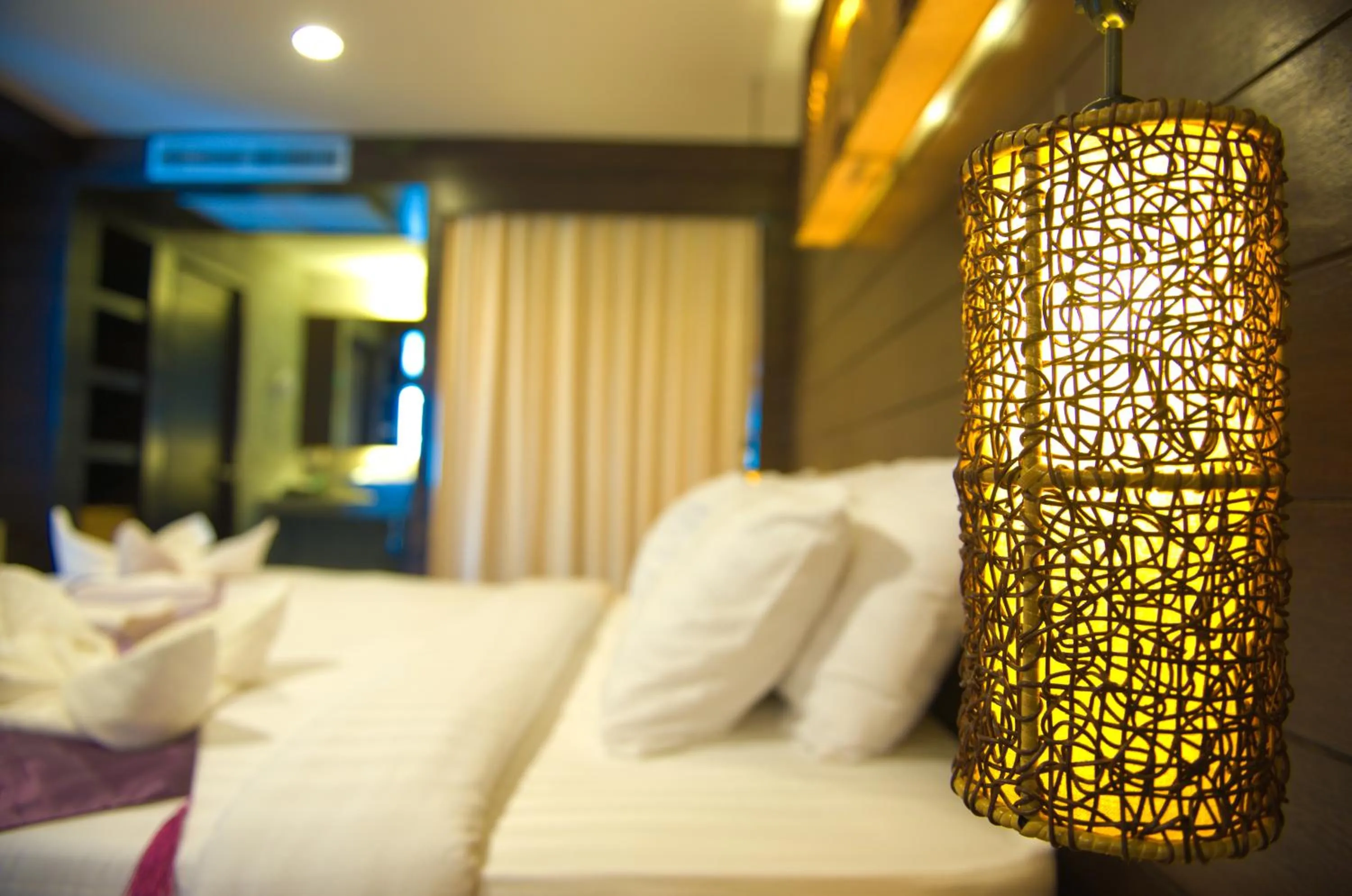 Decorative detail, Bed in Sea Garden Resort Haad Chao Phao