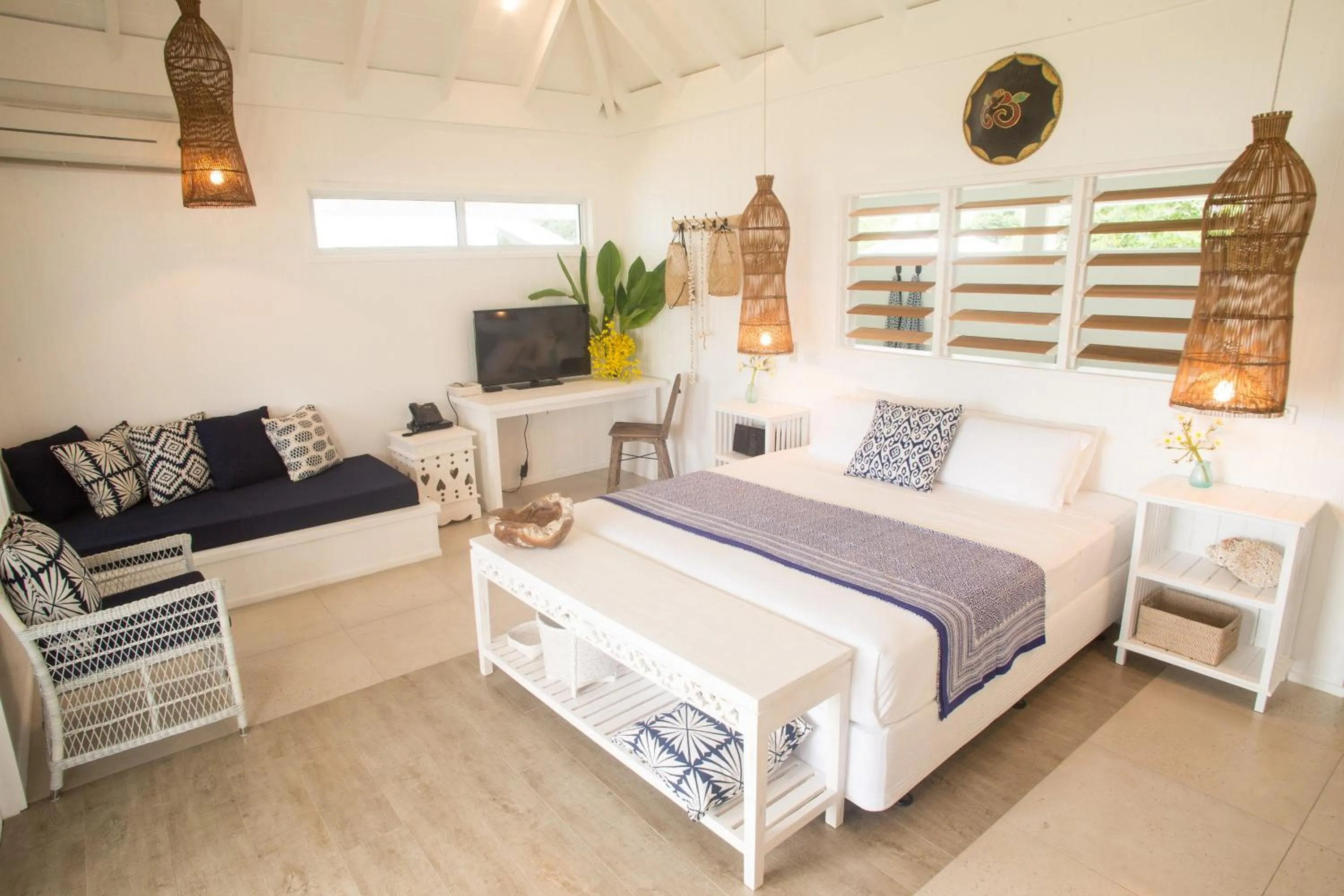 Bedroom, Bed in Tamanu on the Beach