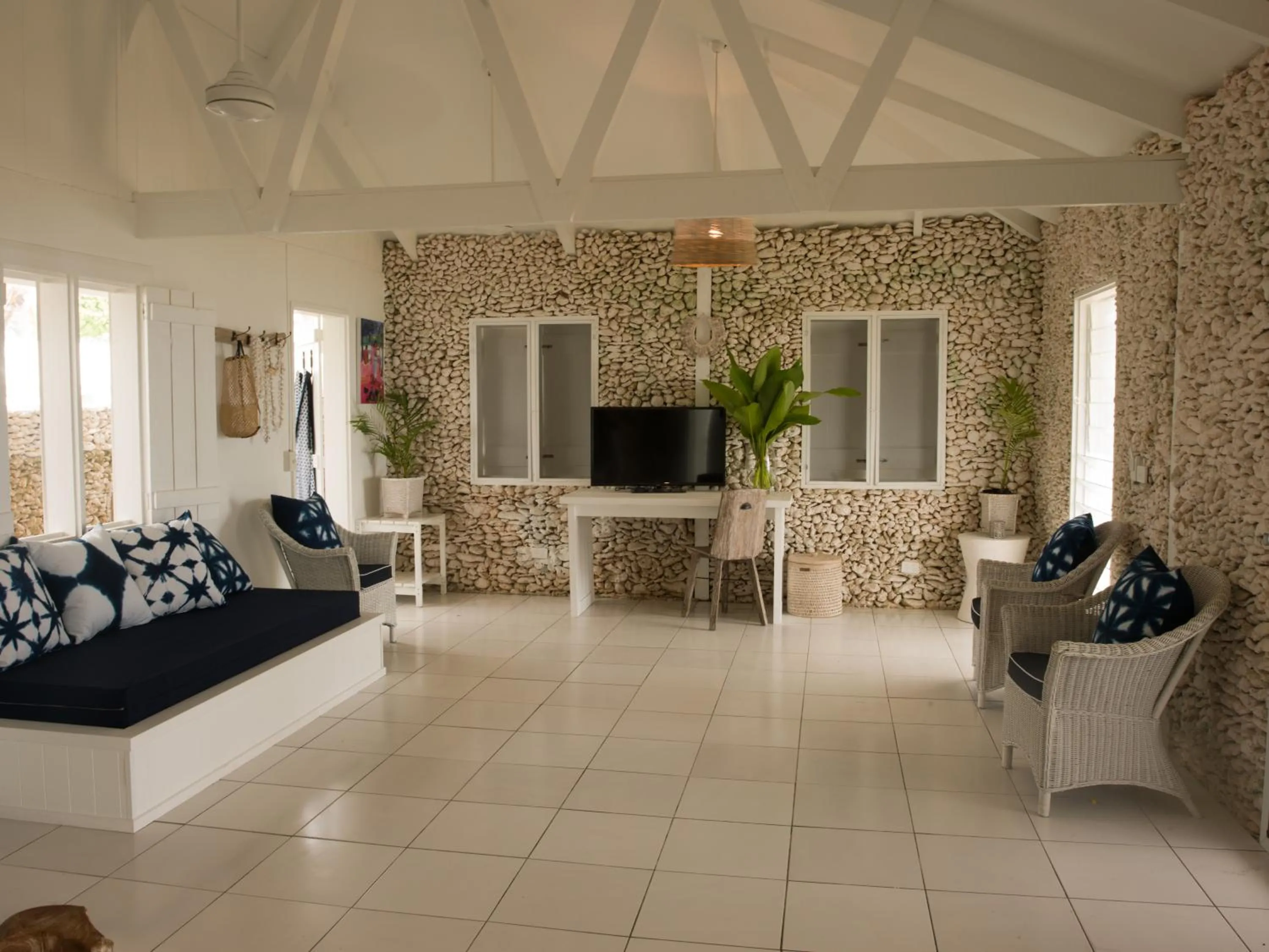 Living room in Tamanu on the Beach